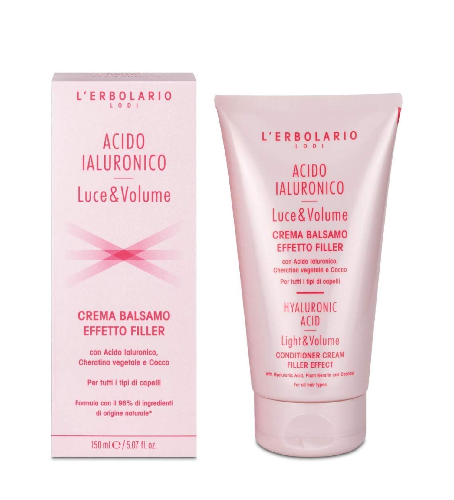 LE Erbolario Hair Rinse for Volume & Lightness - Hyaluronic Acid Vegetable Keratin & Coconut - 150 ml - Buy Online on GoSupps.com