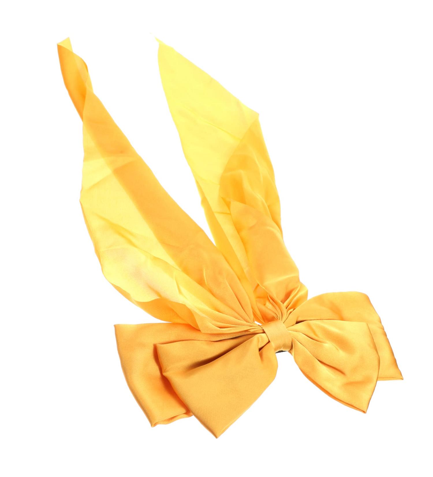 CAXUSD bow hairpin ponytail hair clip spring hair clips bow hair clips girls barrettes for hair ribbon for hair yellow hair bow hair ribbon big hair bows satin hair accessories big bow - Buy Online on GoSupps.com