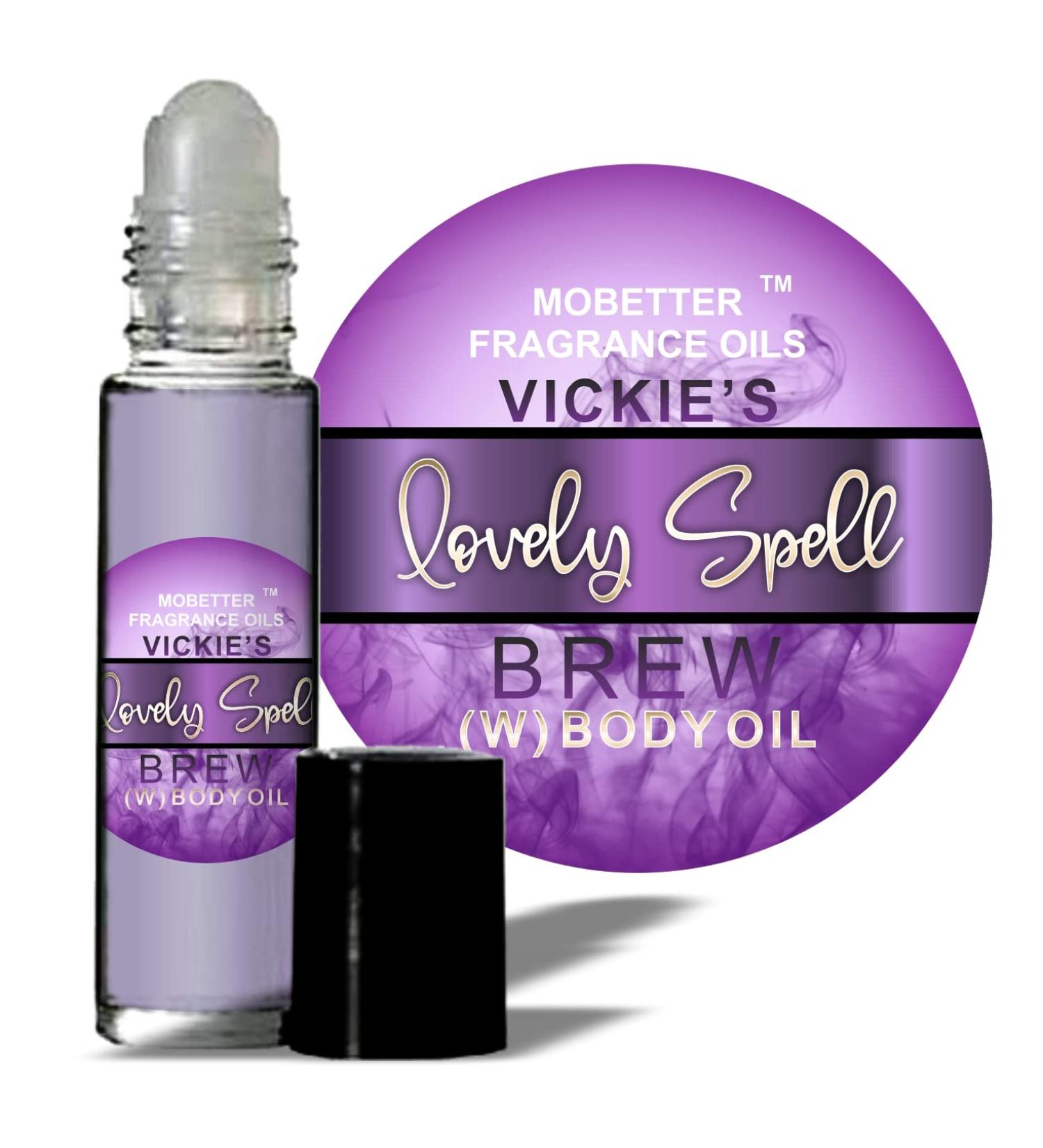 MOBETTER FRAGRANCE OILS Vickies Lovely Spell Brew Perfume Women Body Oil 10ml Roll On 0.33 Fl Oz (Pack of 1) Lovely Spell
