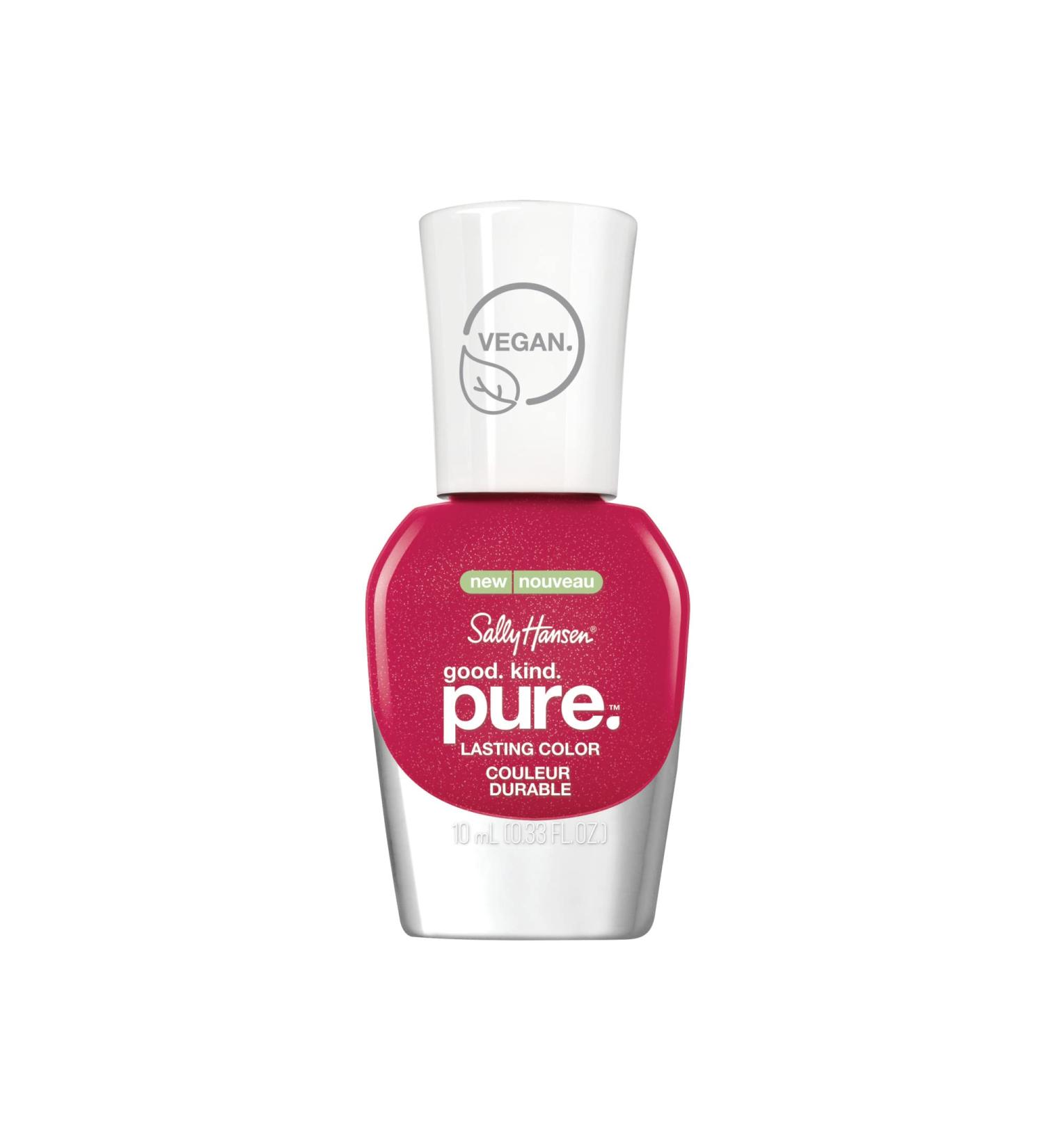 Sally Hansen Good Kind Pure Nail Polish 300 Sweet Berries 10 ml - Natural, Non-Toxic Formula - Buy Online on GoSupps.com