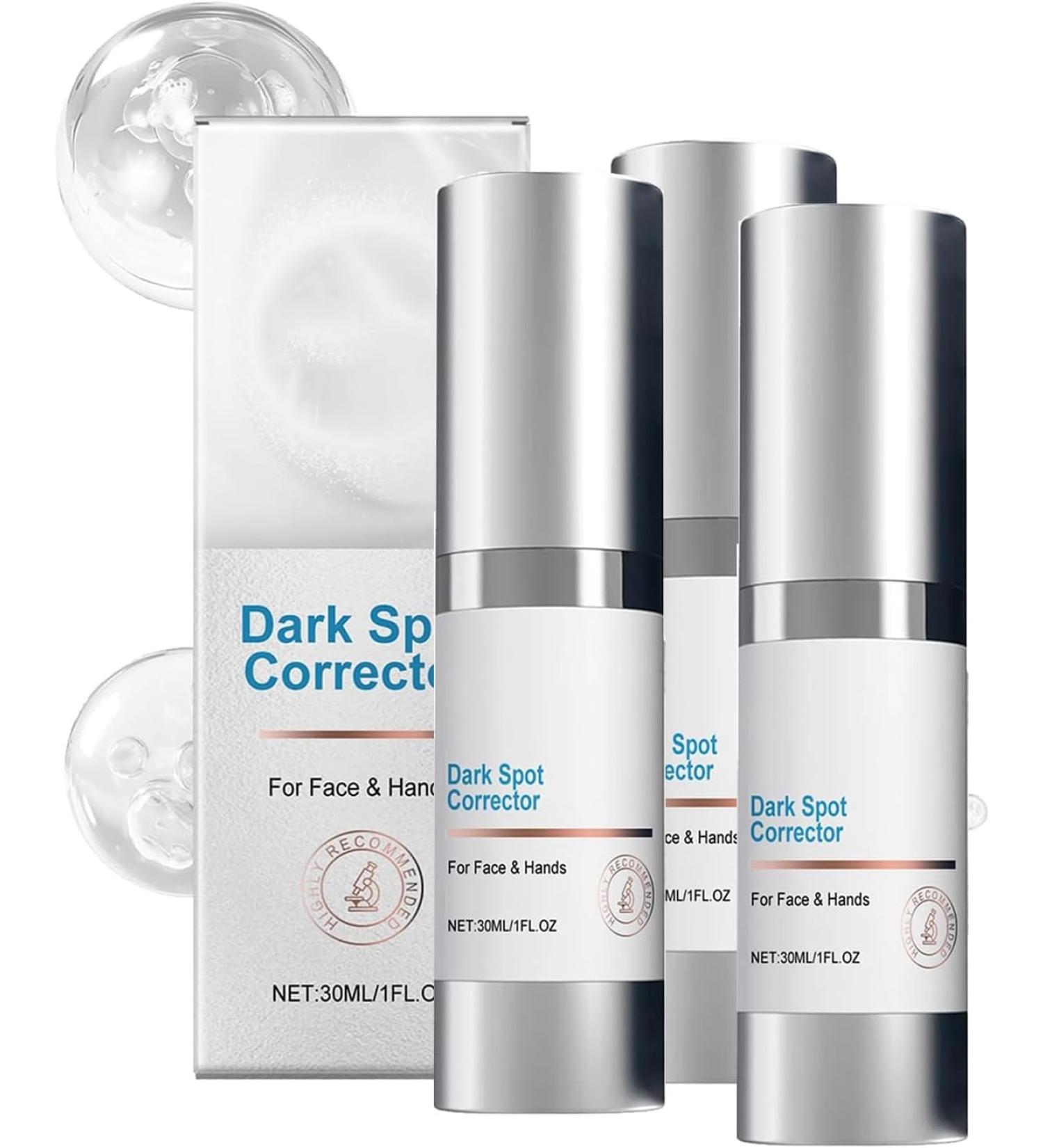 Correcteur de taches brunes Cr me anti-taches brunes Cr me anti-taches de rousseur Att nue les taches solaires les taches de vieillesse et l'hyperpigmentation Restaure l' clat naturel 3pcs - Buy Online on GoSupps.com