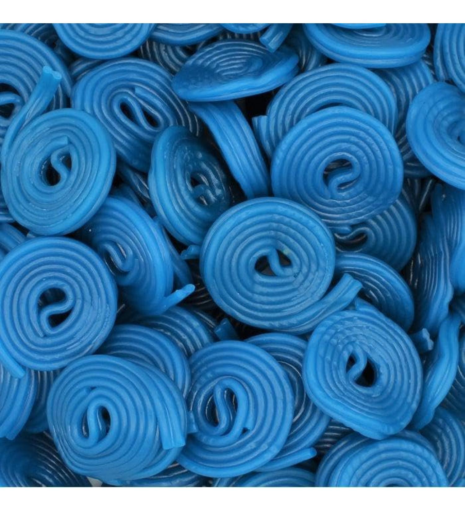 Blue Raspberry Wheels 225g Sweet Pouch