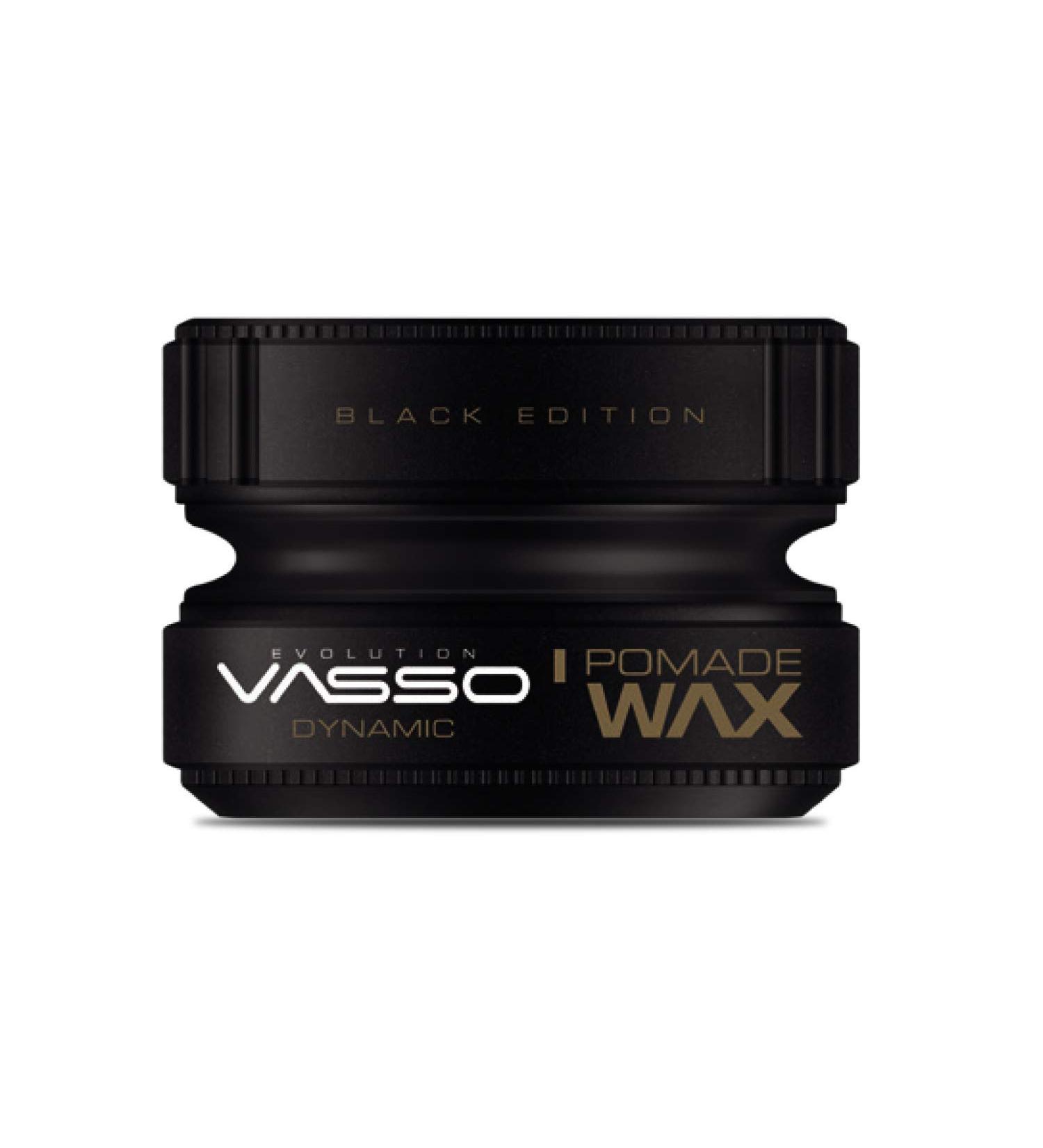 Vasso Dynamic Black Edition Pomade Wax - 150ml - Buy Online on GoSupps.com