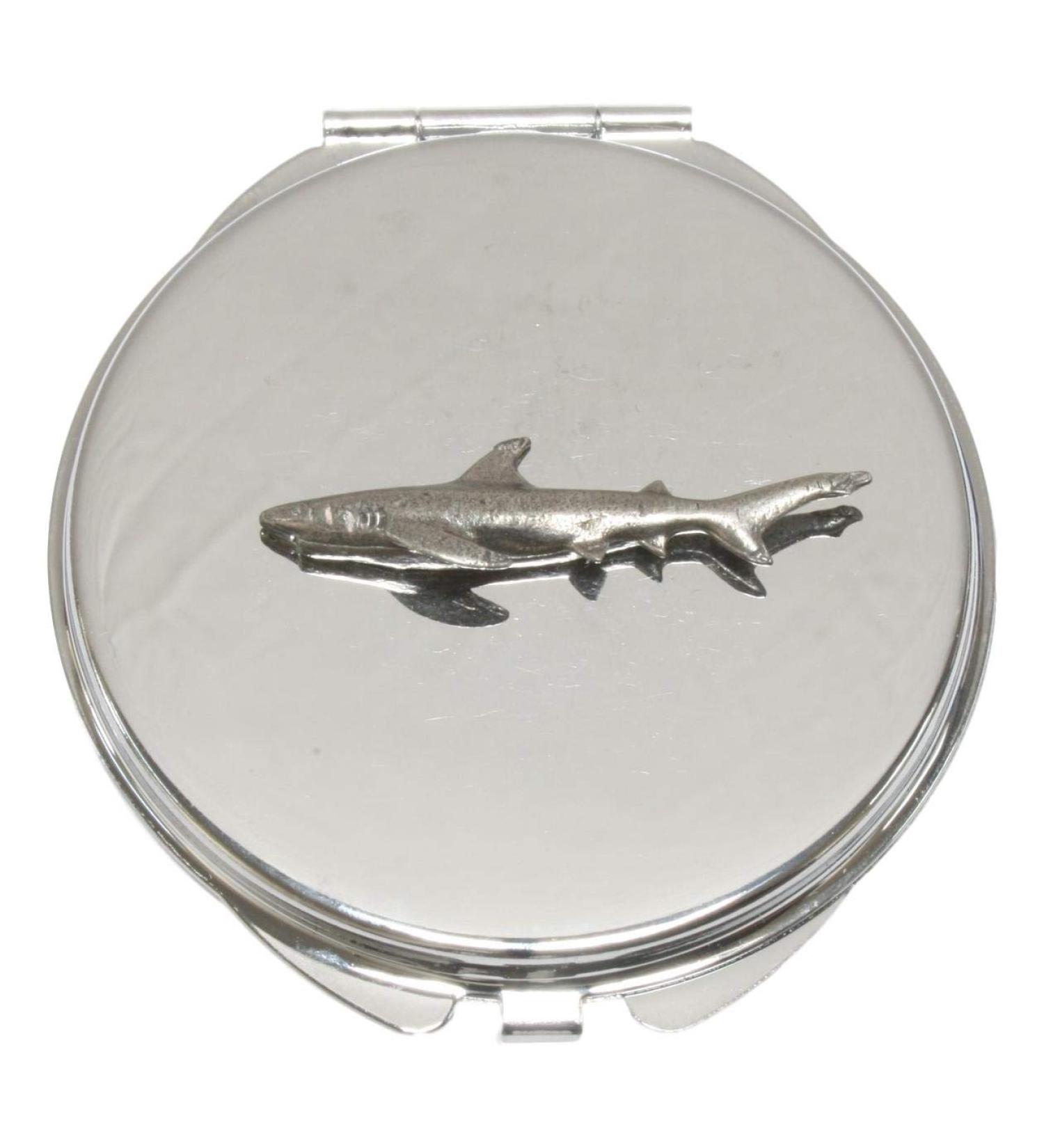 Shark Compact Mirror Handbag Gift With Free Engraving 319 - Buy Online on GoSupps.com