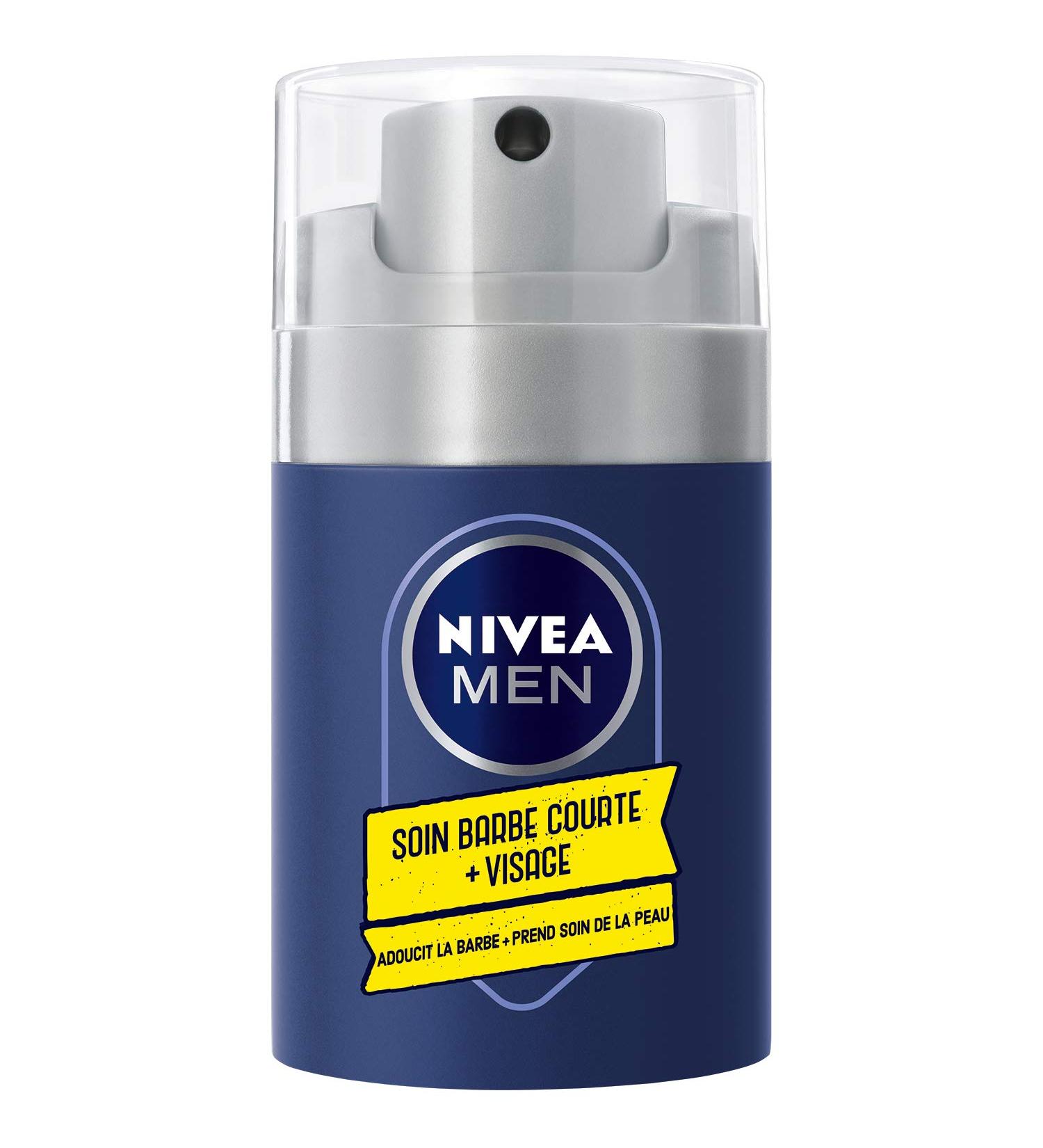 Nivea Men 2-in-1 Beard Care & Face - Chamomile & Hamamelis 50ml - Alcohol-Free Facial Care for Short Beards - Buy Online on GoSupps.com