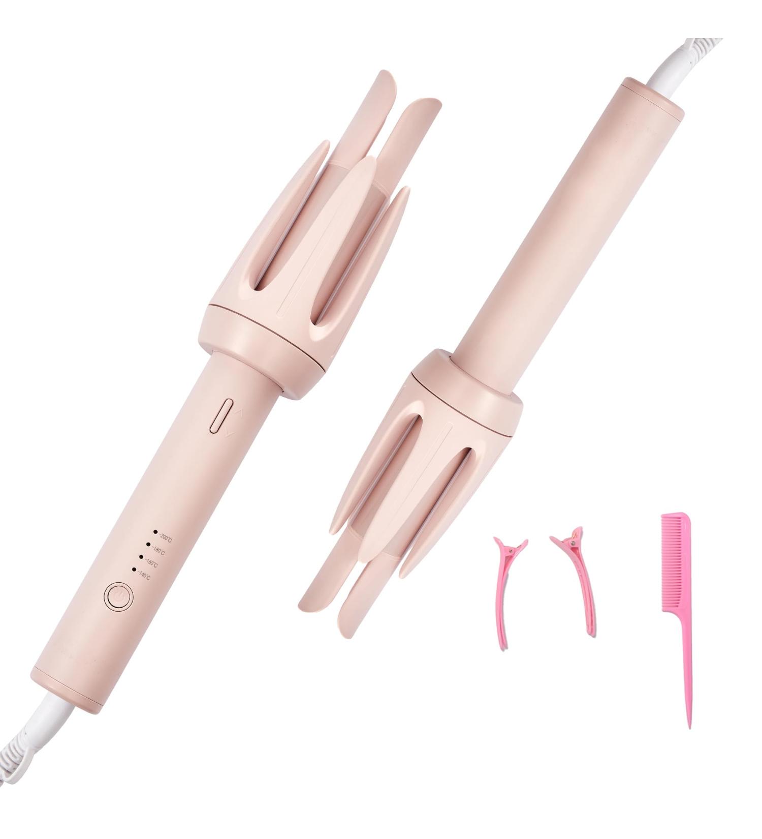 Automatic Curling Iron - 1 Inch Hair Curler with Anti-Tangle & Auto Shut-Off | Fast Heat-Up Ceramic Faceplate for Medium-Length Hair - Buy Online on GoSupps.com