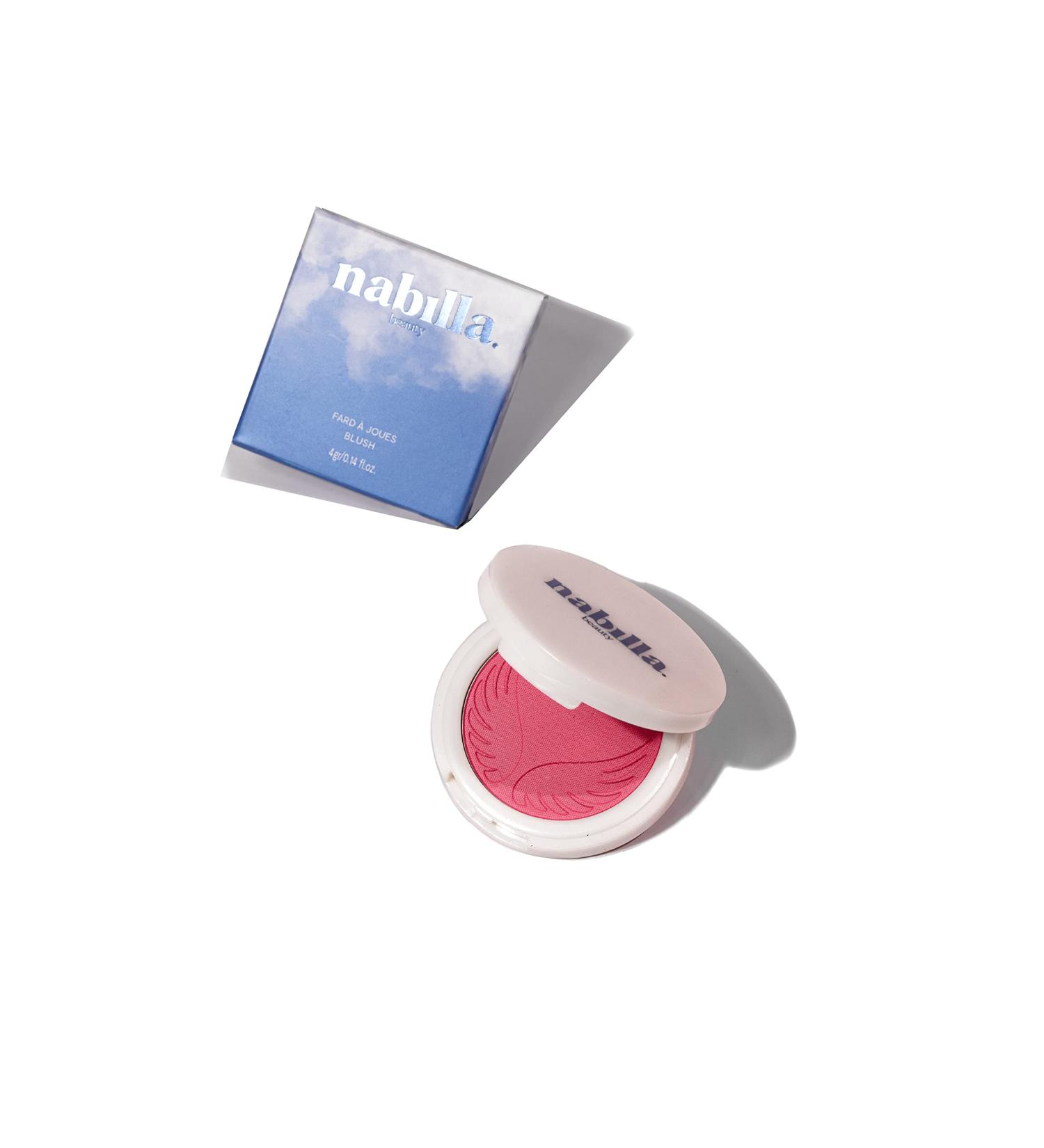 Nabilla Beauty | Matte Powder Blush - Pinky 01 | Compact blush matte and natural finish intense pigmentation moisturizing vitamin E and argan oil (4g) - Buy Online on GoSupps.com