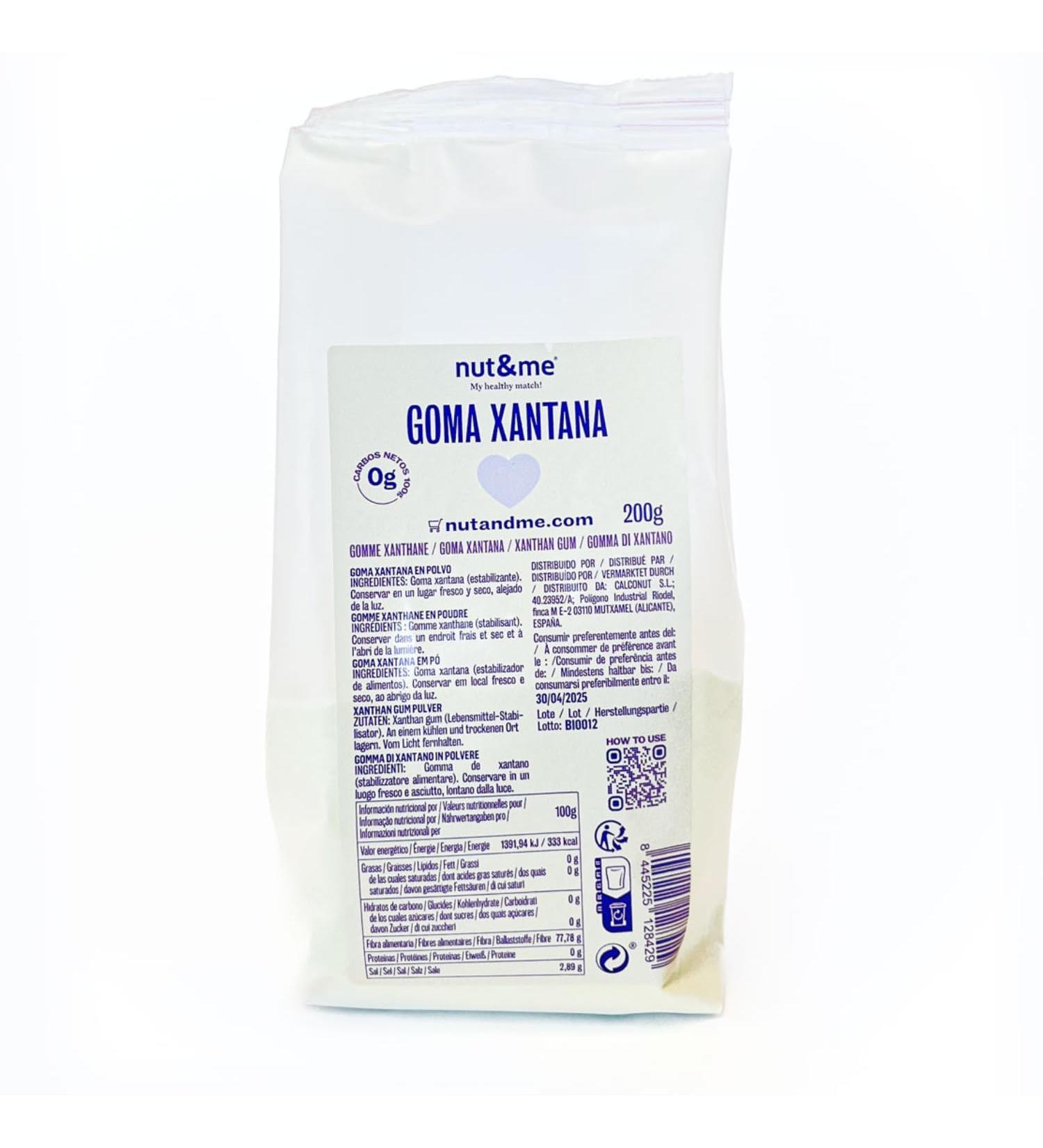 nut&me Xanthan Gum 200g | Food Thickener | Natural Stabilizer | Keto | Gluten Free Lactose Free No Additives | Non-GMO | Lo - Buy Online on GoSupps.com