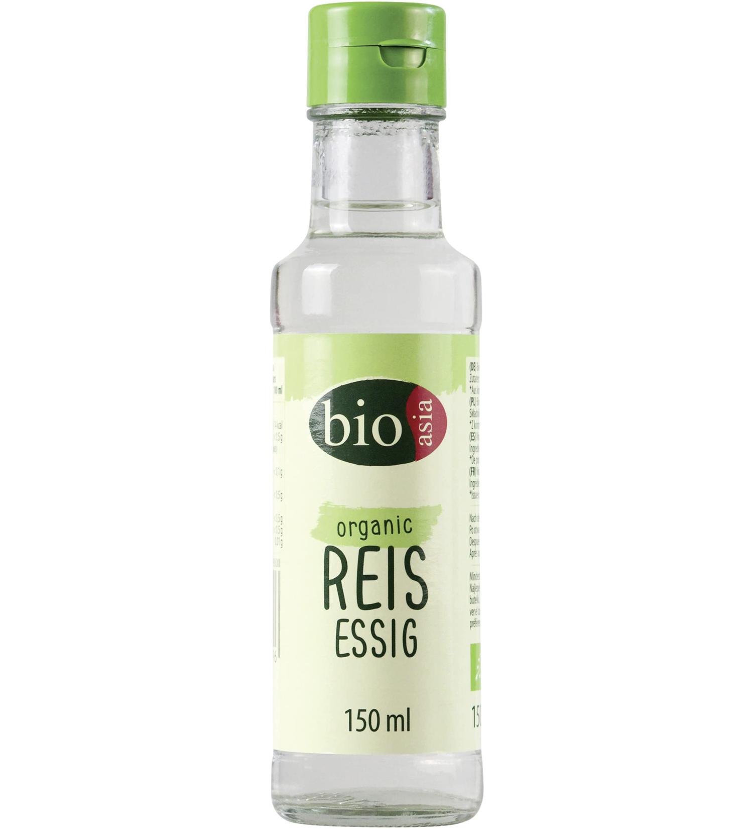 Bioasia Organic Rice Vinegar | Vegan Sushi Rice Seasoning | 150 ml Bottle - Premium Quality - Buy Online on GoSupps.com