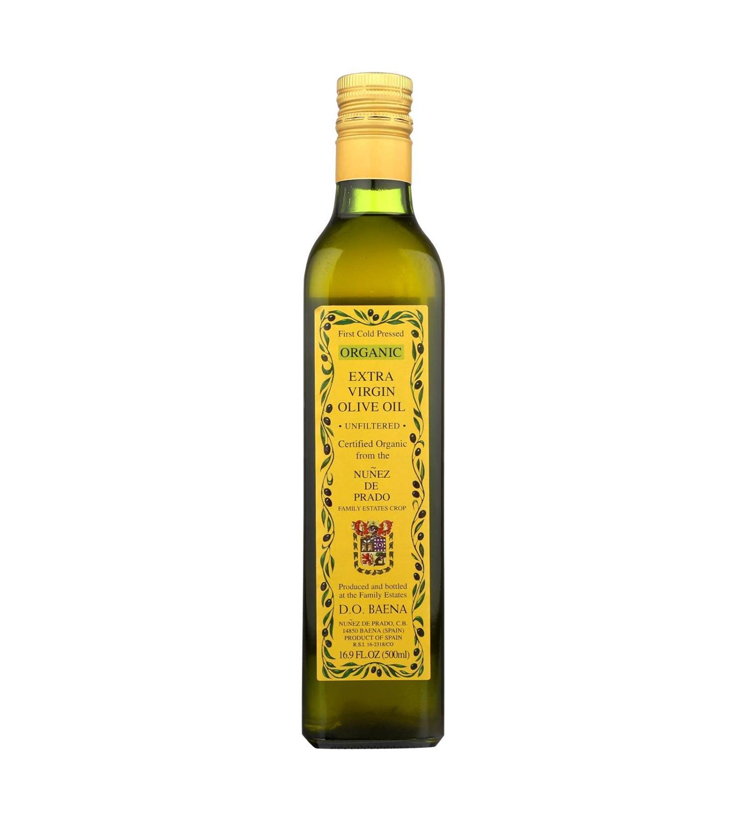Nunez de Prado Organic Extra Virgin Olive Oil (500ml) by Oliva Oliva Internet S.L. - Buy Online on GoSupps.com
