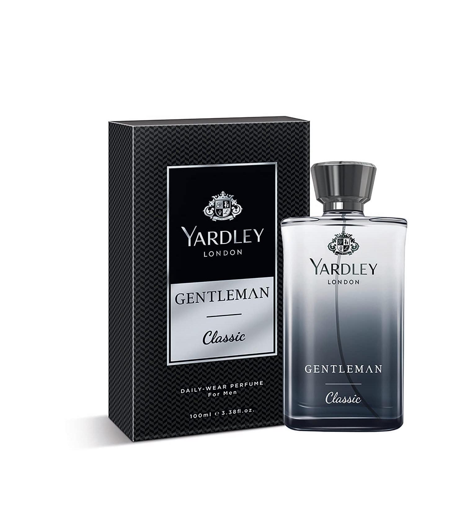 Yard.ley London Gentleman Classic Perfume| Fresh Woody Foug re Notes| Masculine Fragrance| Perfume for Men| 100ml - Buy Online on GoSupps.com