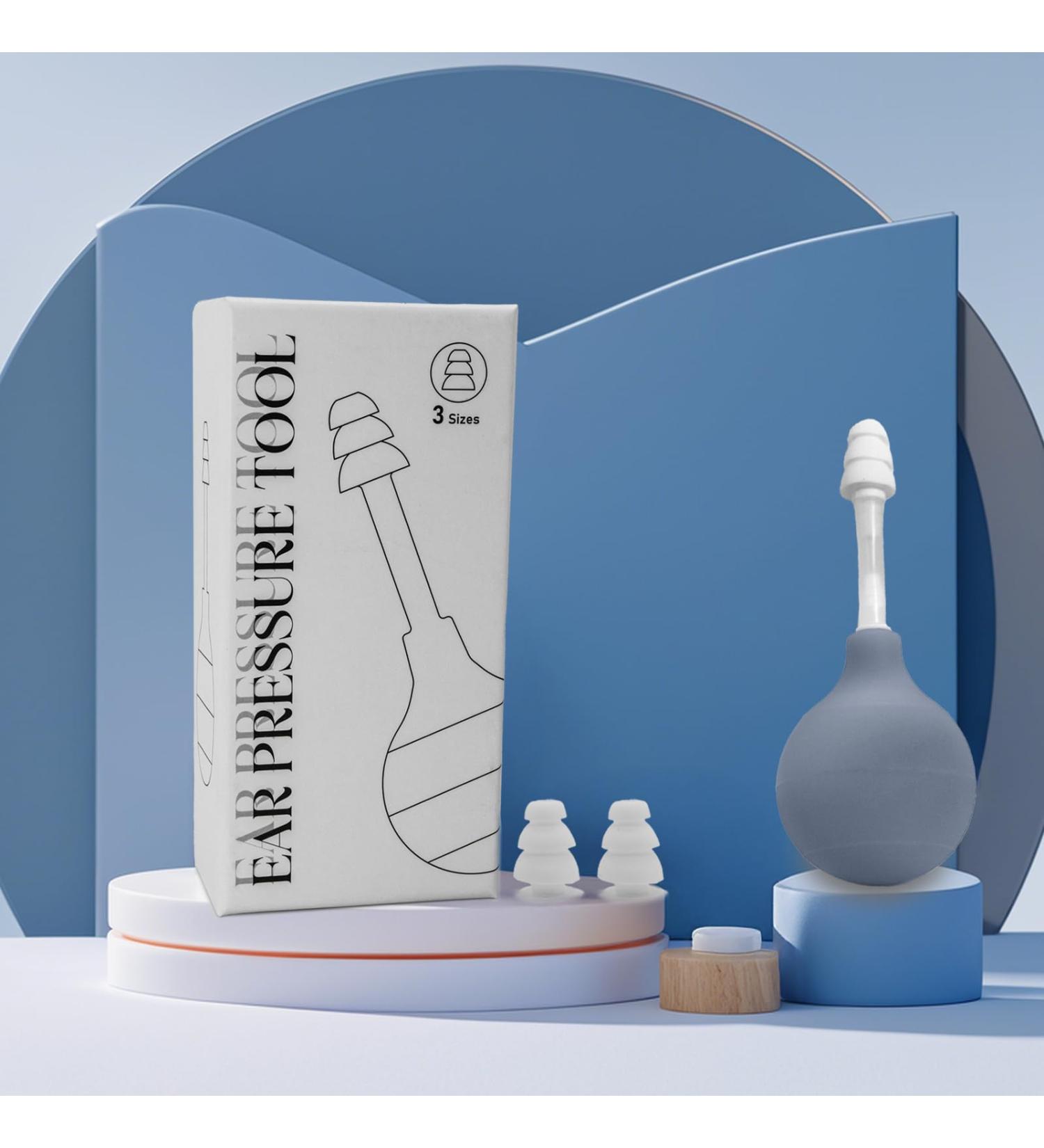 Migraine & Ear Pressure Relief Device | Tension Headache Ear Ache & Airplane Pressure Relief | Drug-Free Migraine Relief Products Gift for Sufferers(Blue) - Buy Online on GoSupps.com