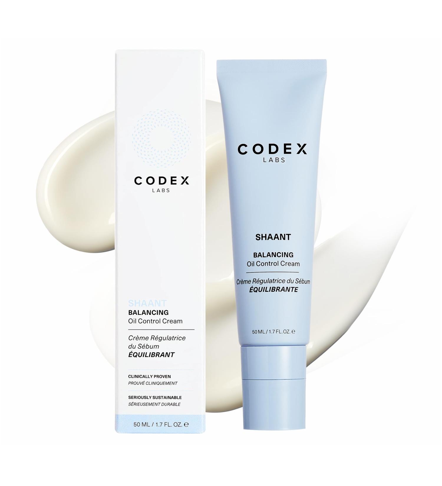 Buy Codex Labs Shaant Balancing Face Cream - Plant-Based Retinol Oil Control for Acne-Prone Skin 1% Bakuchiol & Ashwagandha Vegan & Cruelty-Free - 50ml - Buy Online on GoSupps.com