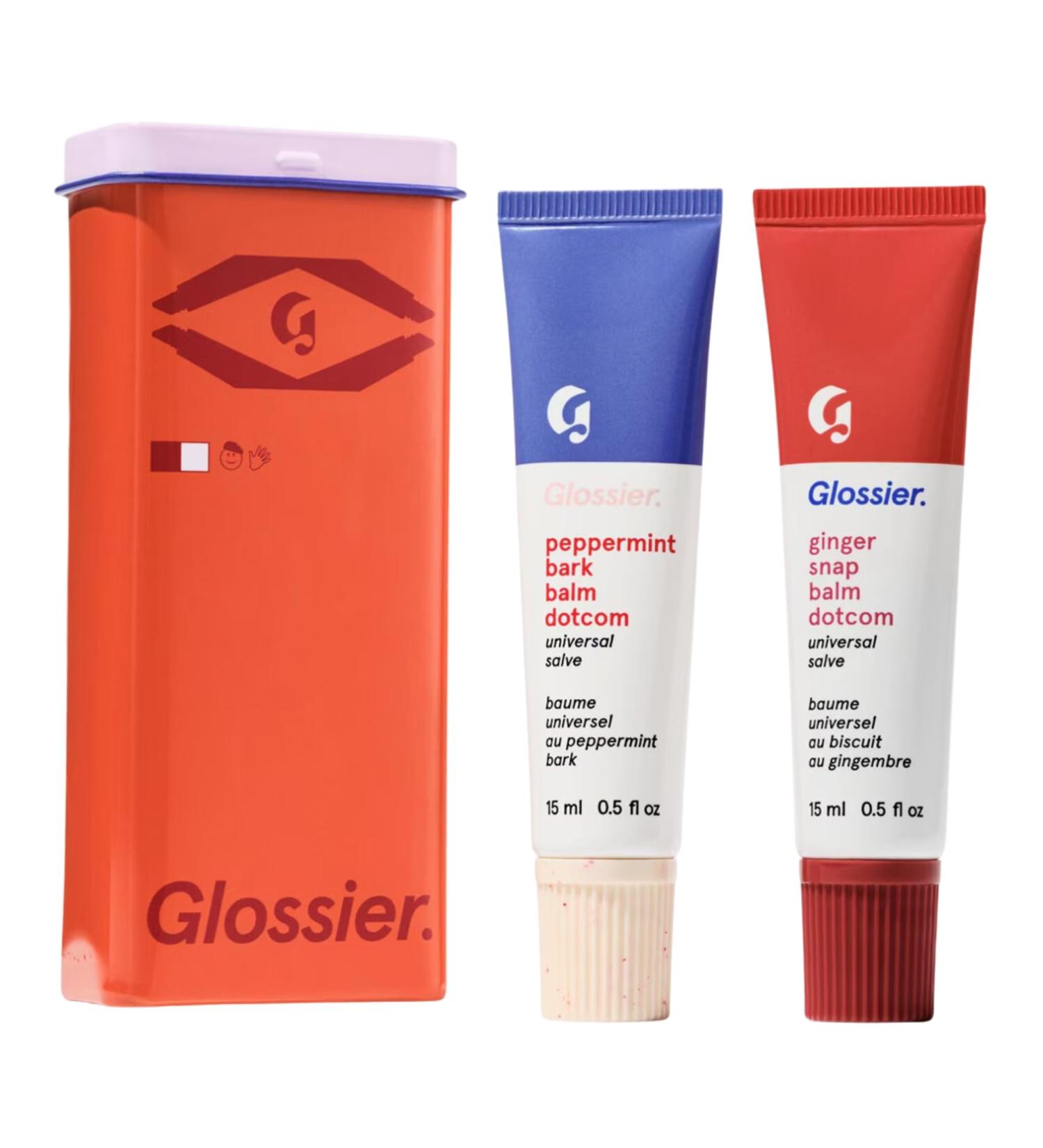 Glossier Sugar + Spice Balm Dotcom Lip Balm Duo Makeup Gift Set - Buy Online on GoSupps.com