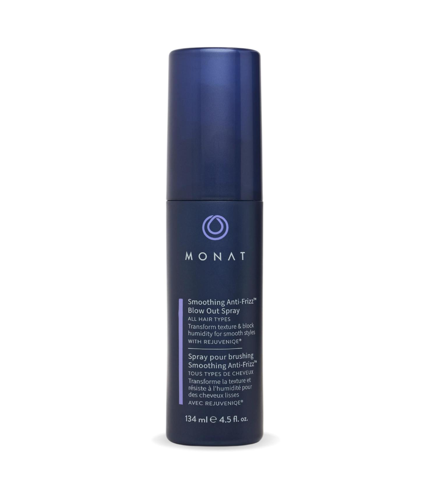 MONAT Smoothing Anti-Frizz Quick Dry Spray - Natural Nourishing Frizz Control and Heat Protection for Glossy Salon-Quality Blowouts - Buy Online on GoSupps.com