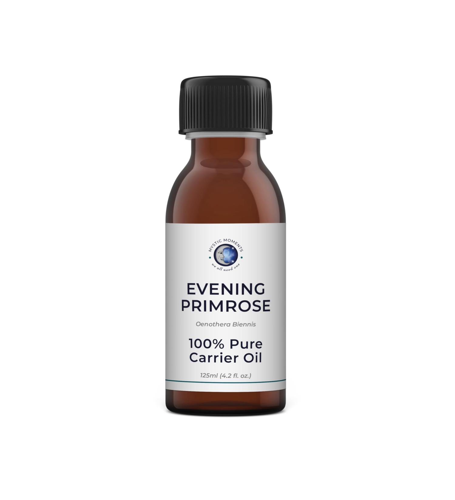 Mystic Moments | Evening Primrose Carrier Oil - 250ml - Pure & Natural Oil Perfect for Hair Face Nails Aromatherapy Massage and Oil Dilution Vegan GMO Free
