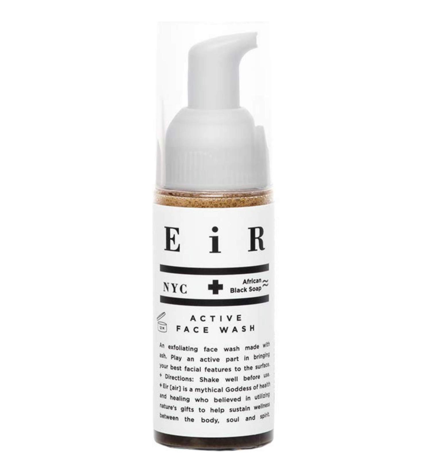 EiR NYC African Black Soap Face Wash | Exfoliating Foaming Cleanser for Acne Prone Skin | Men & Women - 2 oz - Buy Online on GoSupps.com