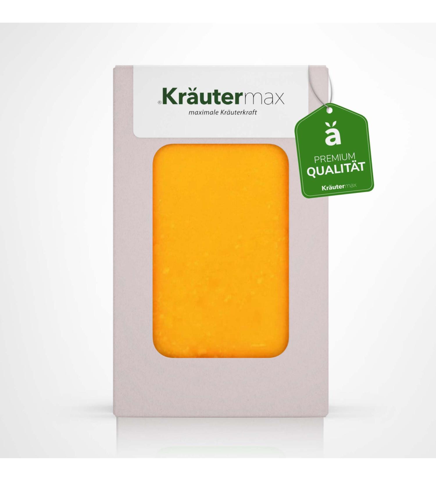 Herbal Max Sea buckthorn soap 100 natural with sea buckthorn oil and sea buckthorn scent natural cosmetics 1 x 100 g - Buy Online on GoSupps.com