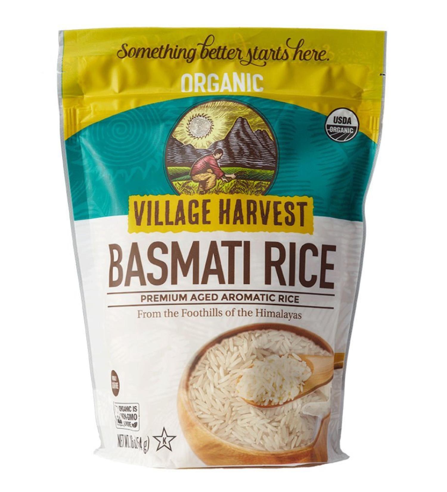 Village Harvest Organic Indian Basmati Rice, 16 Ounce