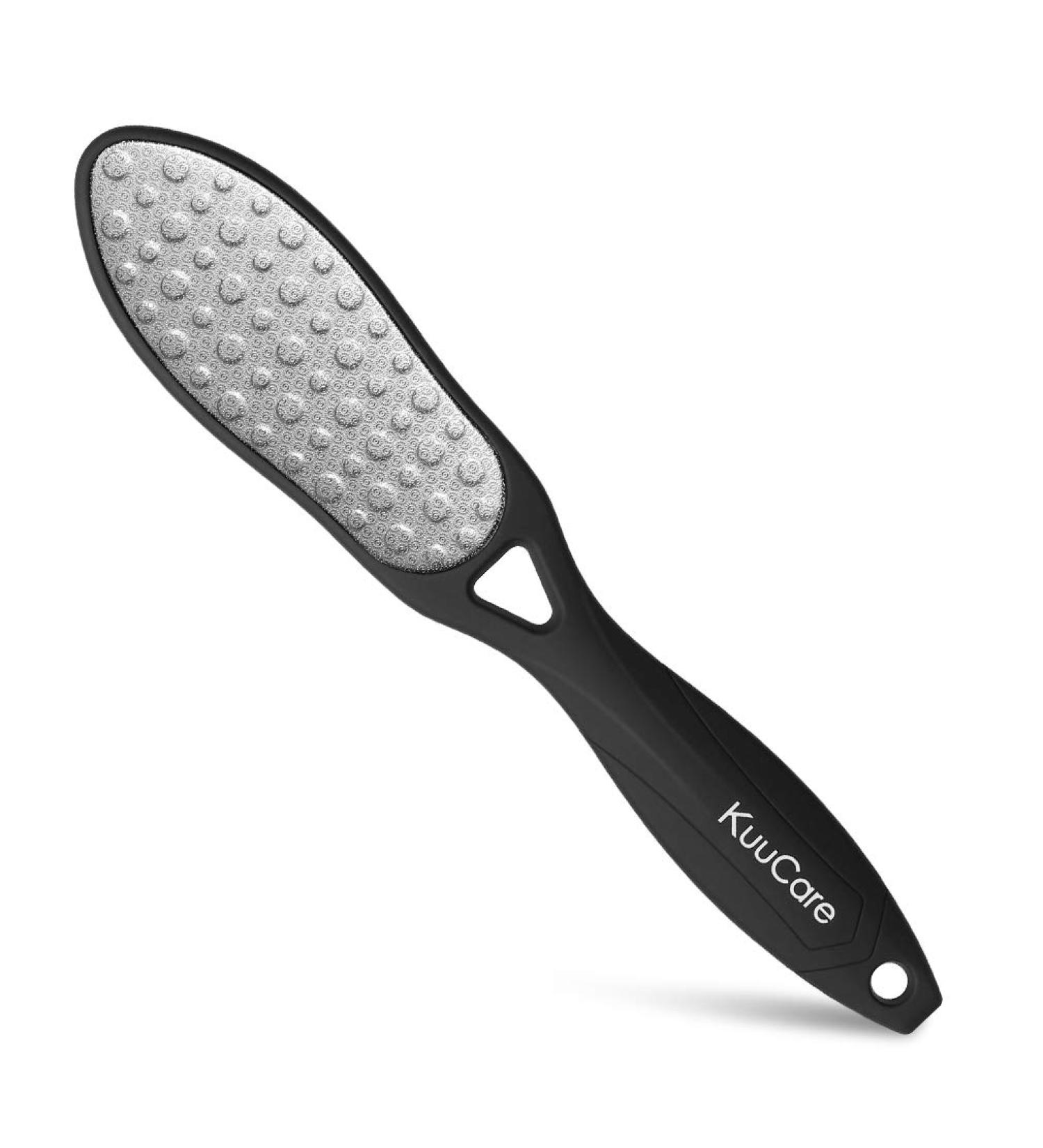 Pedicure Foot File Callus Remover - Double-Sided Stainless Steel Scrubber for Dead Skin Exfoliation - Buy Online on GoSupps.com