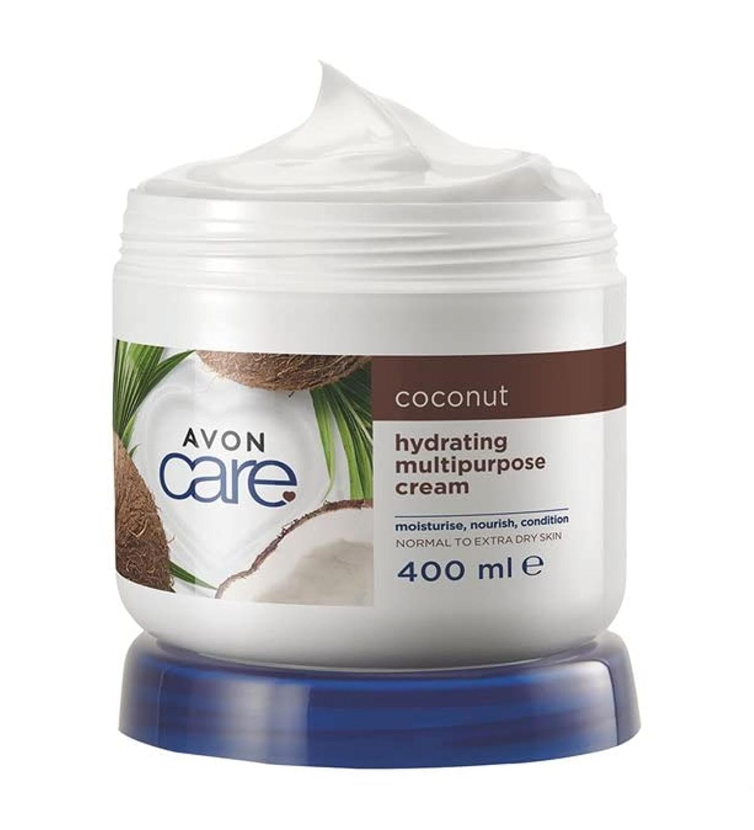 Avon Nourishing Moisture Coconut Oil Cream - Multi-Purpose 400ml for Face Hands & Body - International Shipping Available - Buy Online on GoSupps.com