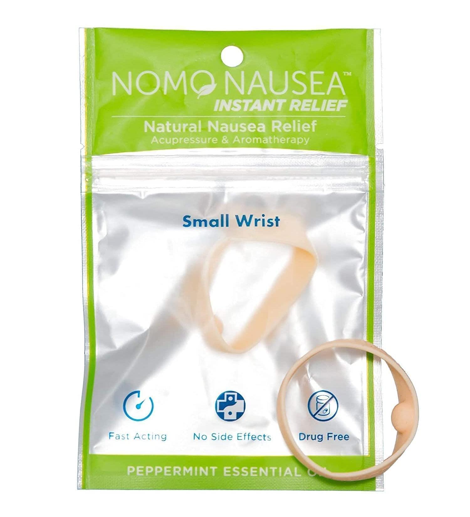 NoMo Nausea Bands Tan/Nude - Instant Natural Nausea Relief with Peppermint Oils and Acupressure | Morning Sickness, Hangover, Pregnancy, and Motion Sickness Relief - Buy Online on GoSupps.com