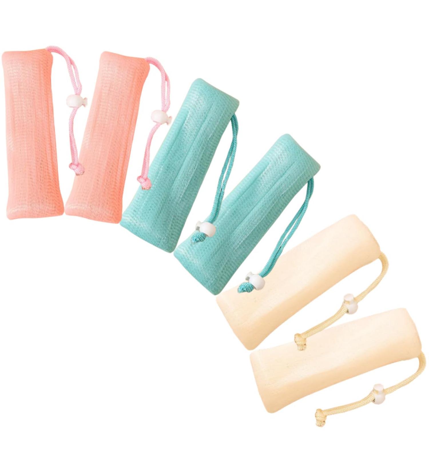 Baluue 6pcs Soap Bag Foaming Net Bath Foaming Nets Bar Soap Scrubber Pouch Soap Savers Pouch Soap Pouch or - Buy Online on GoSupps.com