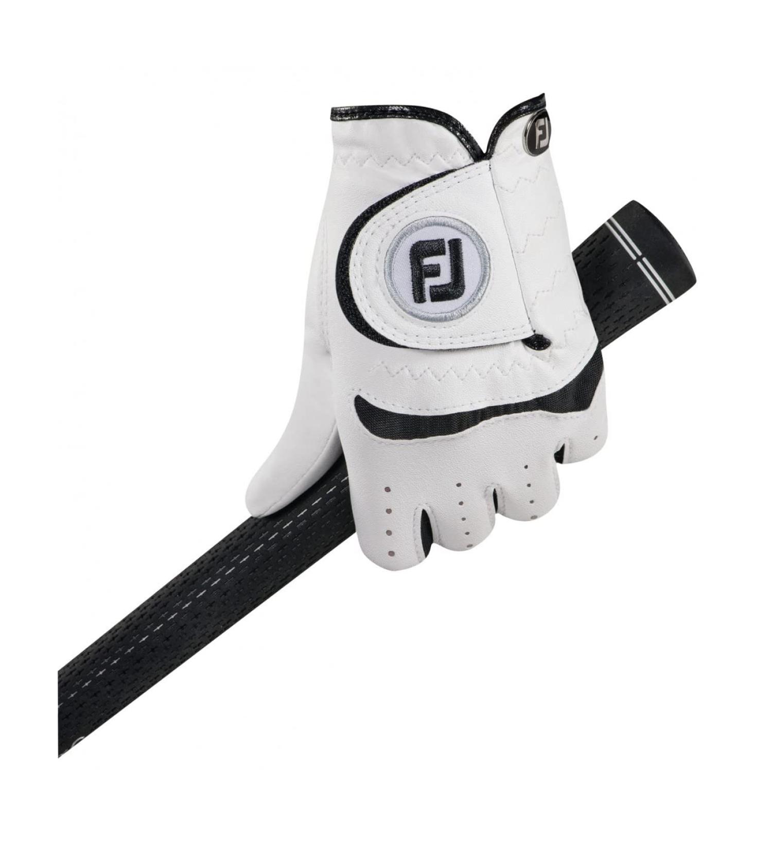 Shop FootJoy Junior Golf Shoes - Pearl/Black | International Shipping Available - Buy Online on GoSupps.com