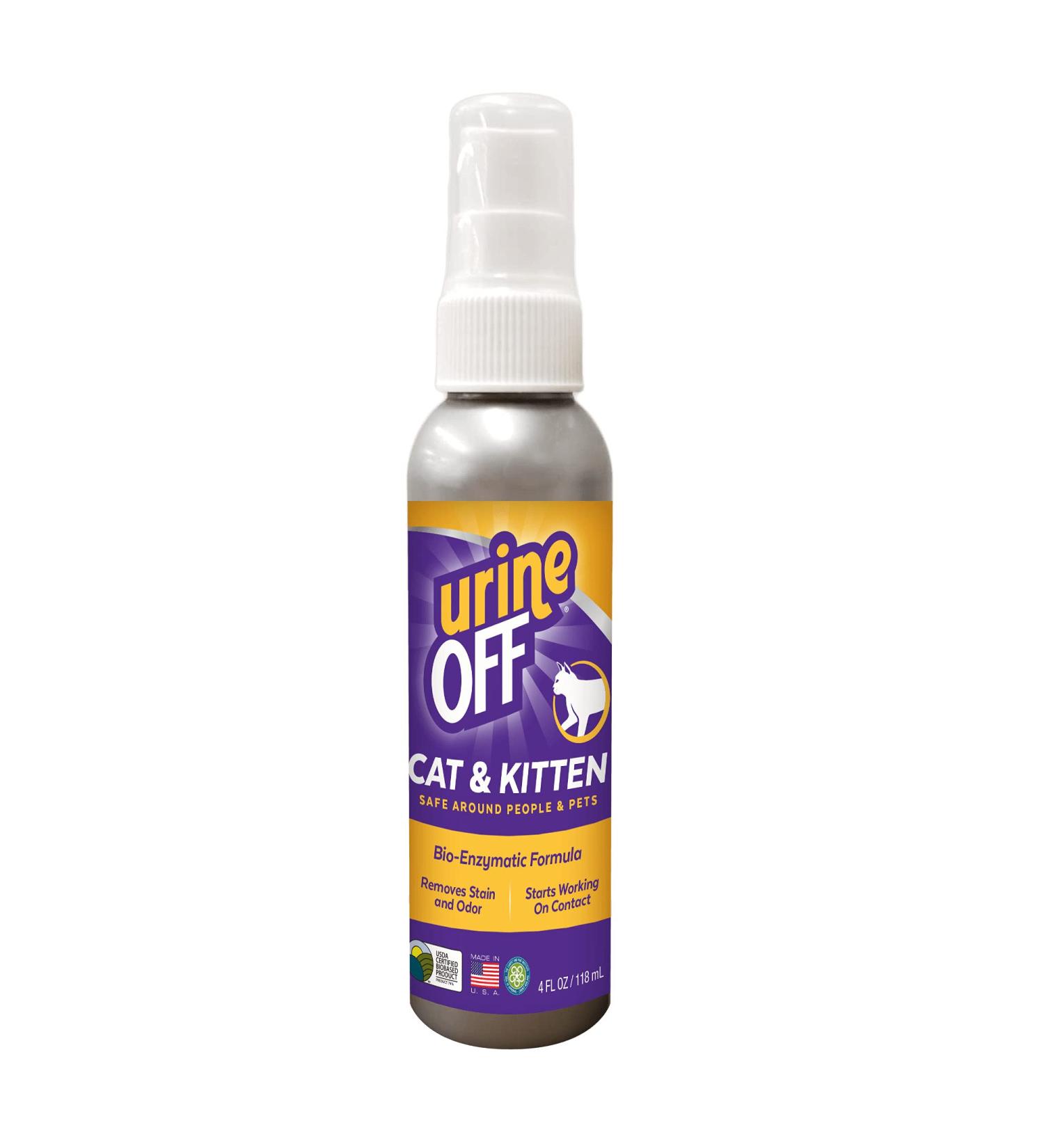 Urine Off Formula Spray for Cats - 118ml | Effective Odor Eliminator for Adult & Young Cats | International Shipping Available - Buy Online on GoSupps.com