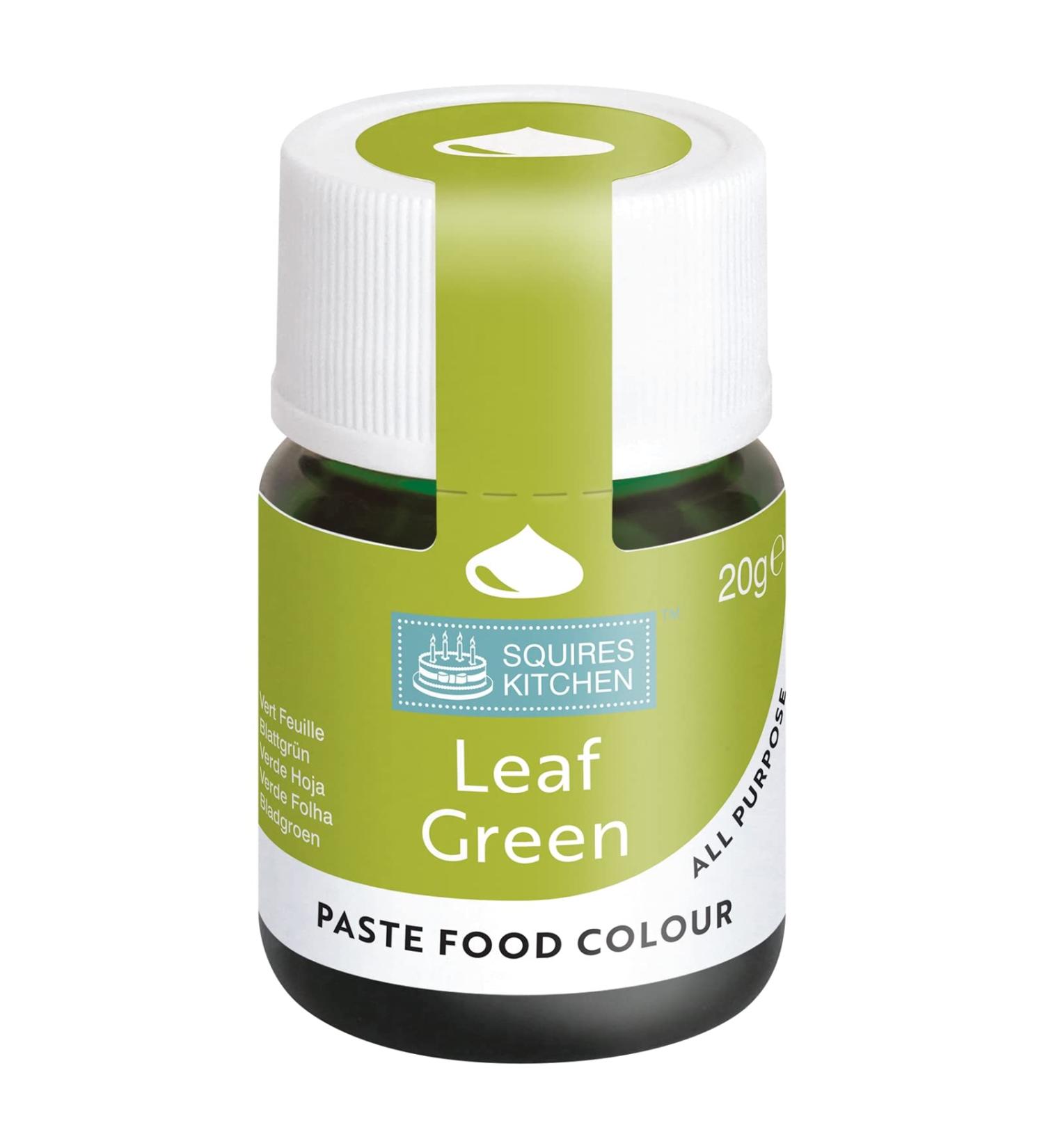 Squires Kitchen Leaf Green Food Colouring Paste - 20g | Concentrated Colour for Sugarpaste, Fondant, Buttercream & More - Buy Online on GoSupps.com