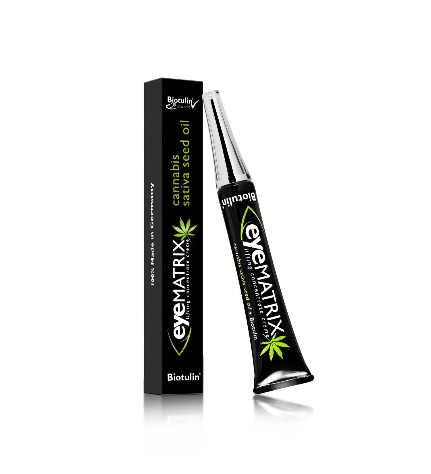 BIOTULIN eyeMatrix Lifting Concentrate Anti Aging Eye Cream with Hyaluronic Acid and Hemp Oil | Reduces Wrinkles & Dark Circles | Hydrating Skin Care Treatment - Buy Online on GoSupps.com