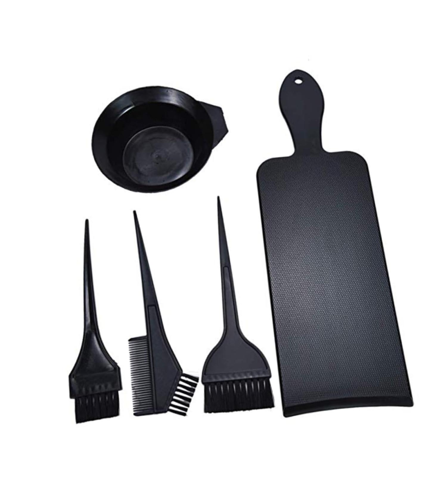 FRCOLOR 5 Pieces Hair Dye Make Yourself Brush Applicator for Hair Colour Hair Dye Brush Balayage Board Long Tool Hair Dye Set Painting Board Mixing Applicator Brush Oil Bowl Comb Suite - Buy Online on GoSupps.com