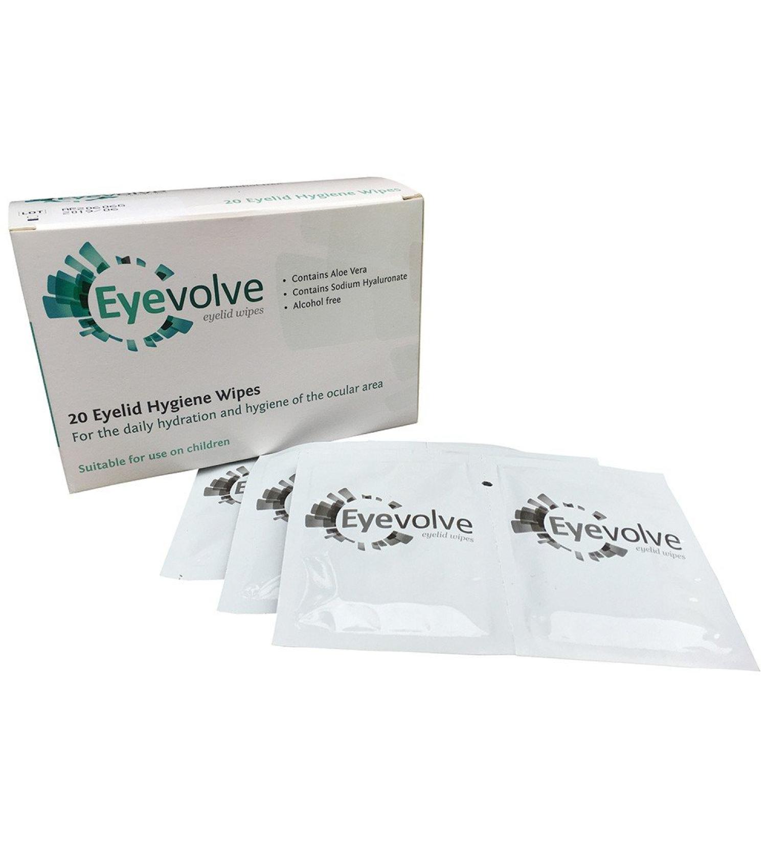 Boxes Eyetonic Eyelid Wipes with Aloe Vera 20 Wipes per Box