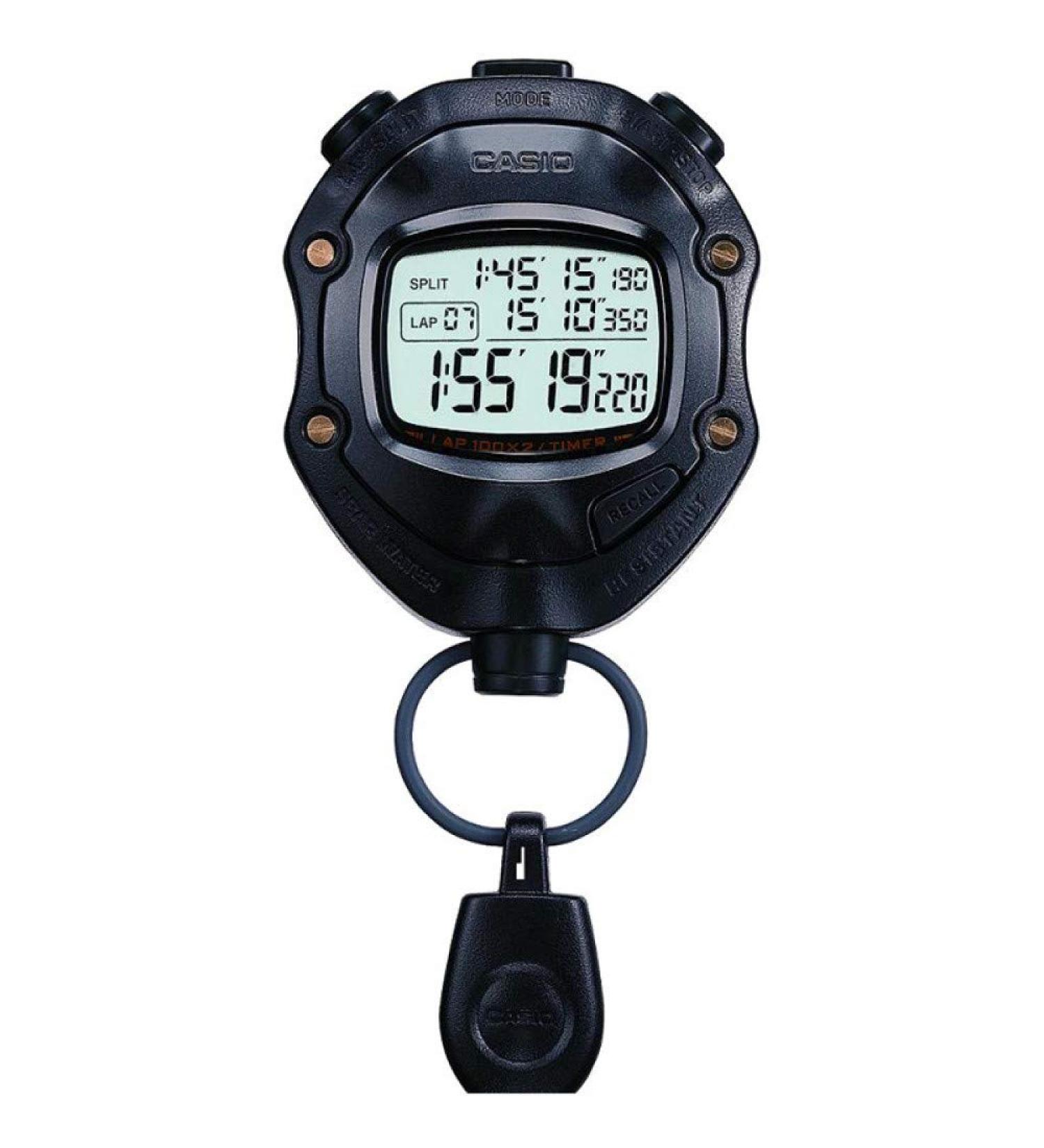 Buy Casio Collection Portable Stopwatch HS-80TW-1EF - Black 83x64x24mm | International Shipping Available - Buy Online on GoSupps.com