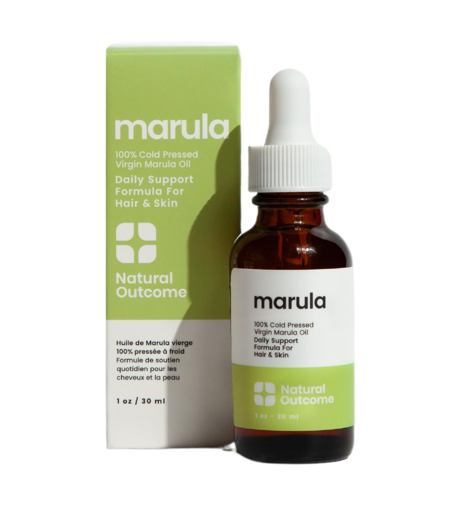 100% Pure Cold-Pressed Marula Oil - Lightweight Anti-Aging Moisturizer for Face Hair & Body | 1 oz - Buy Online on GoSupps.com