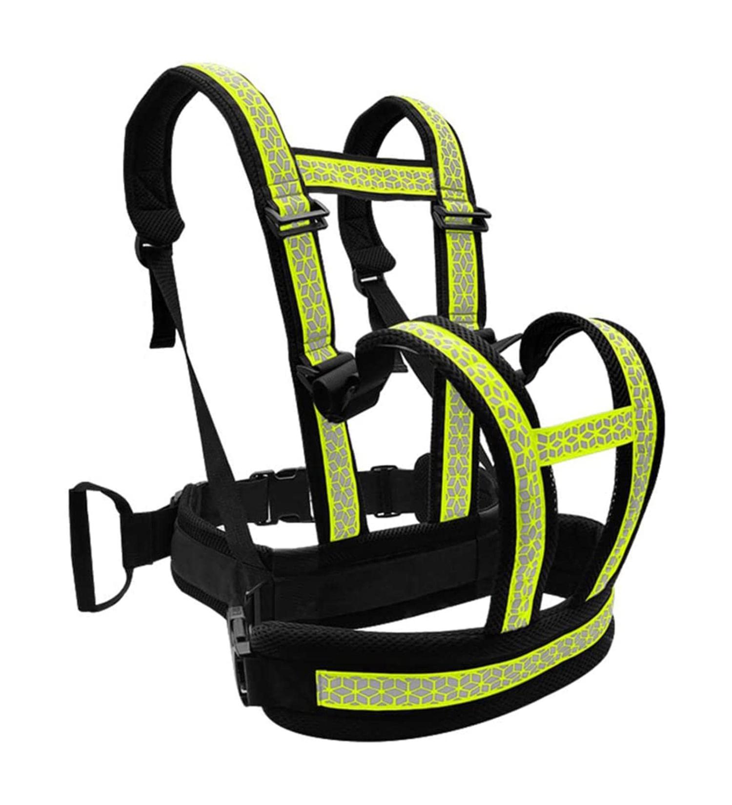 Child Safety Harness | Adjustable Motorcycle Safety Gurt for Kids | Breathable Anti-Fatigue Shoulder Straps - Fluorescent Green - Buy Online on GoSupps.com