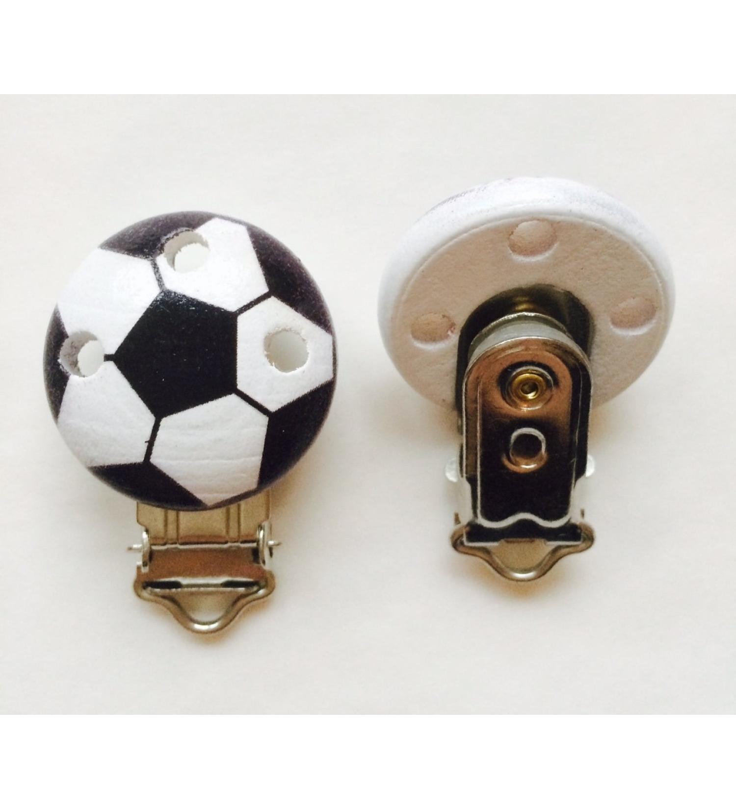 Pacifier clip for pacifier chain to make yourself in different designs clip for pacifier chain (football)