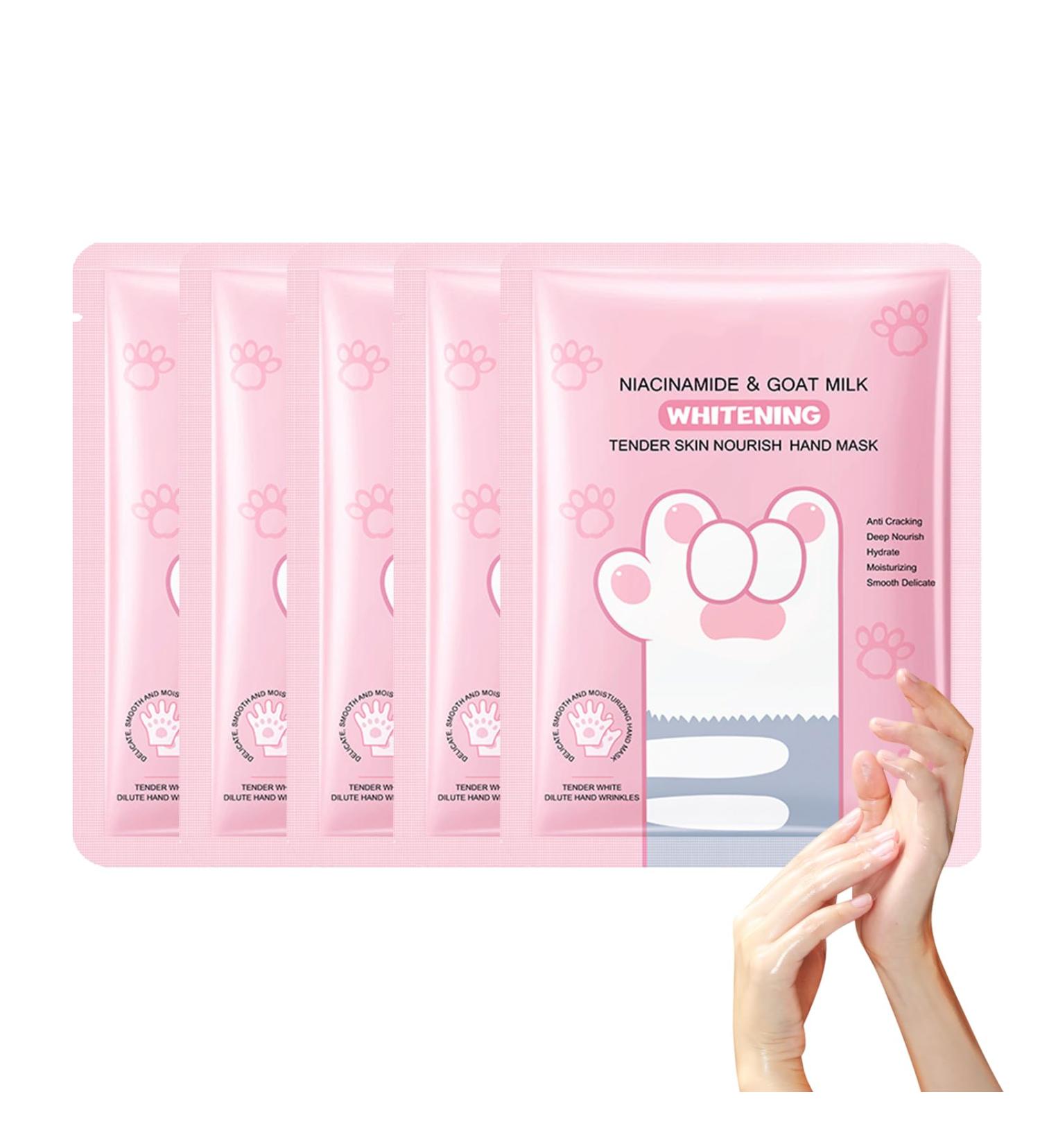  Wootapson 5 moisturizing gloves with mask hand mask brightening and softening hand mask hydrating and moisturizing rough skin repair for men and women - Buy Online on GoSupps.com