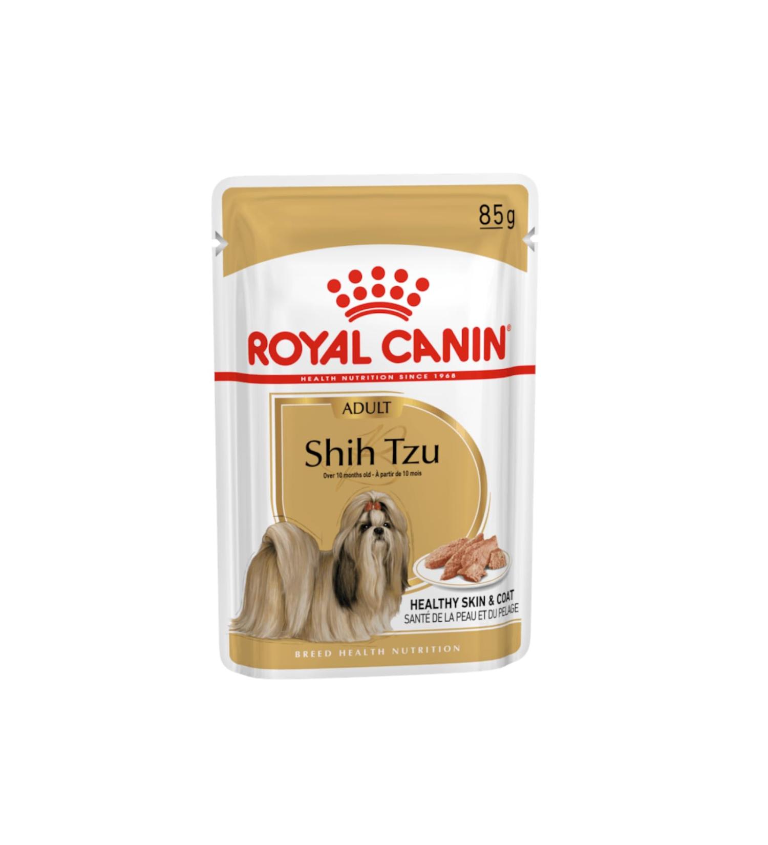 Royal Canin Shih Tzu Adult Foam | 12 x 85g | Wet Food | Support Coat & Digestion | For Dogs 10+ Months - Buy Online on GoSupps.com