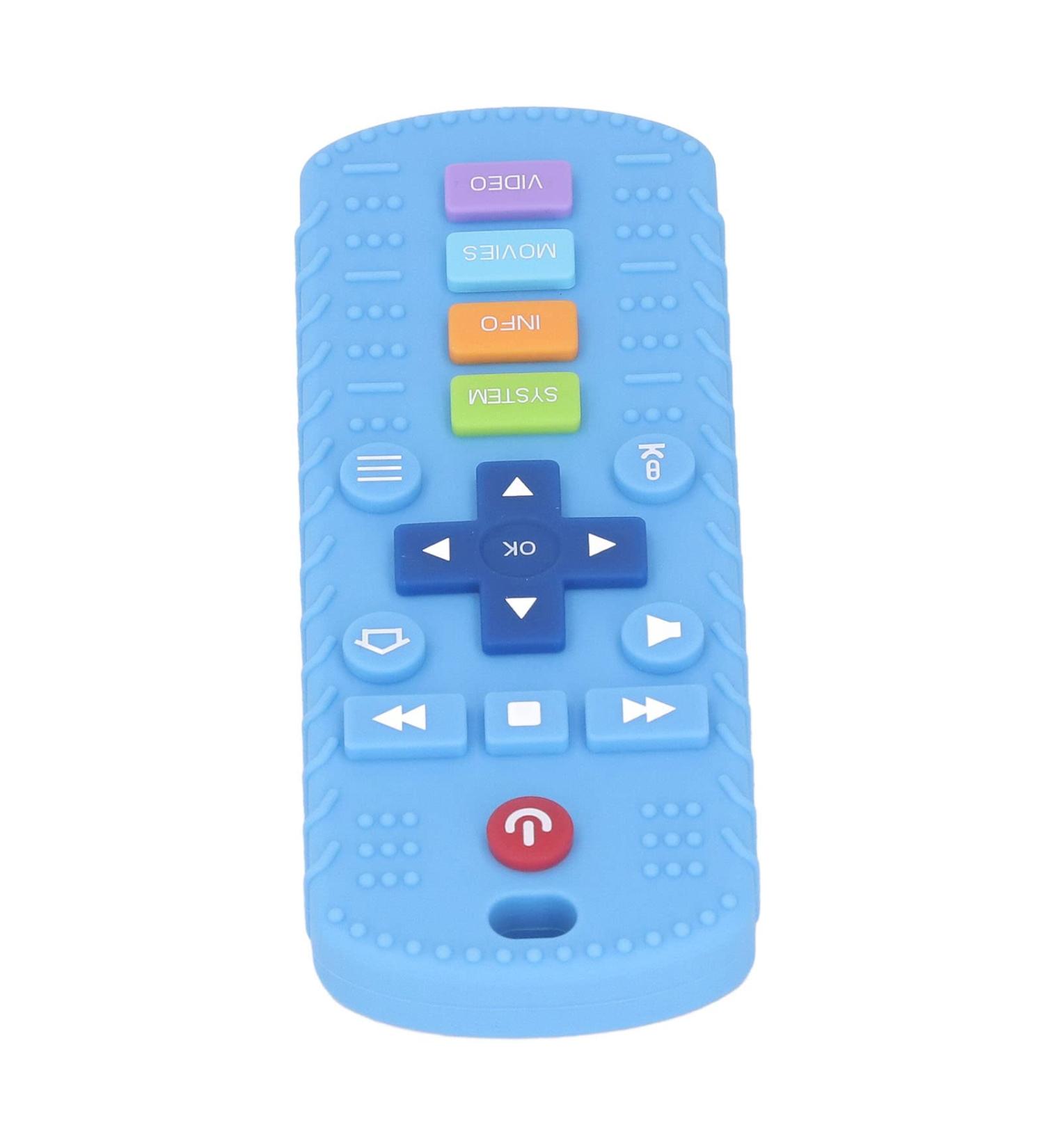 Baby Control Teething Toy Silicone Odorless Relieve Anxiety Teething Toy WearResistant Home Hand Adjustment for Babies (Sky Blue) - Buy Online on GoSupps.com