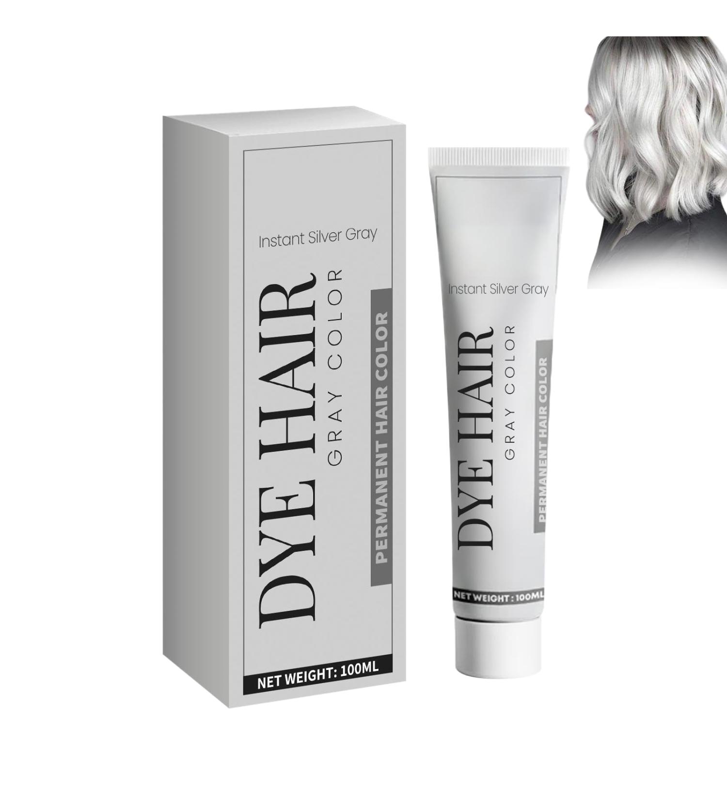 Coloration Instantan e Pour Cheveux Gris Cr me Colorante Professionnelle Lotion De Teinture Capillaire Instantan e Changer Facilement Les Couleurs Jetable Pour Cheveux Gris Argent  - Buy Online on GoSupps.com