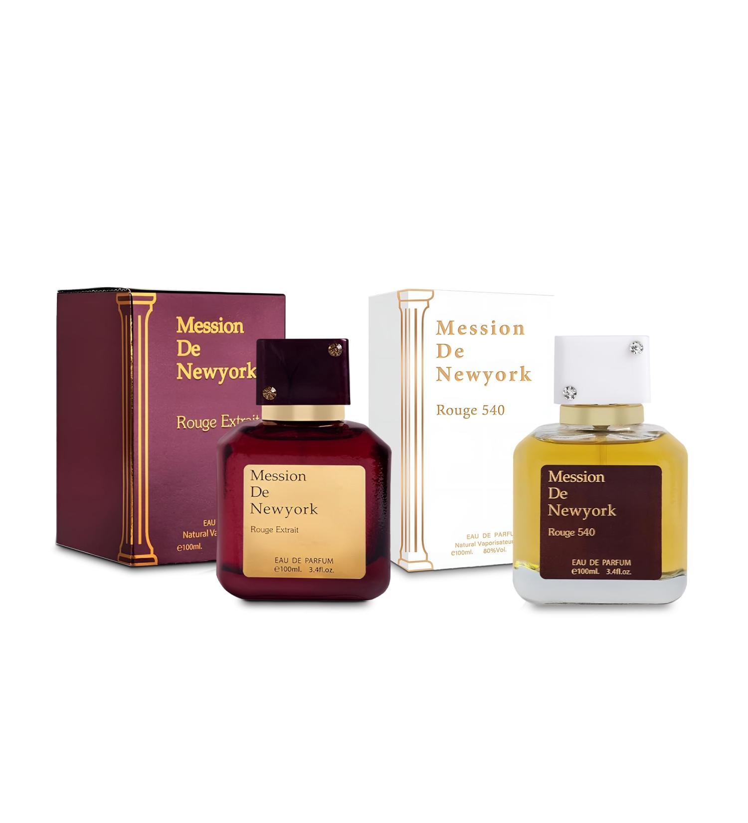 Mession De NewYork Couple Set Perfume for Women/Men Eau De Parfum - Amber Floral Jasmine Bourbon Vanilla & Woods Oriental-Floral Women/Men Cologne with a Modern Twist Elegant 100ml Bottle - Buy Online on GoSupps.com