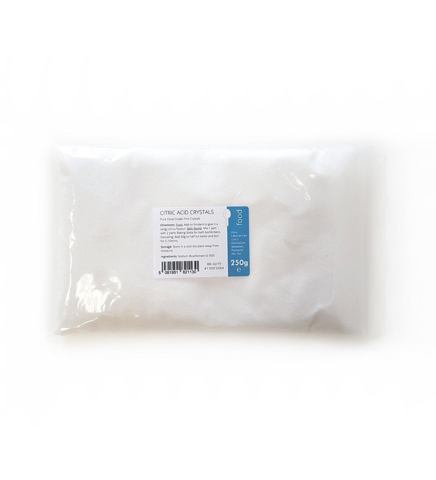 Citric Acid 250g - 100% Pure Food Grade Fine Crystals