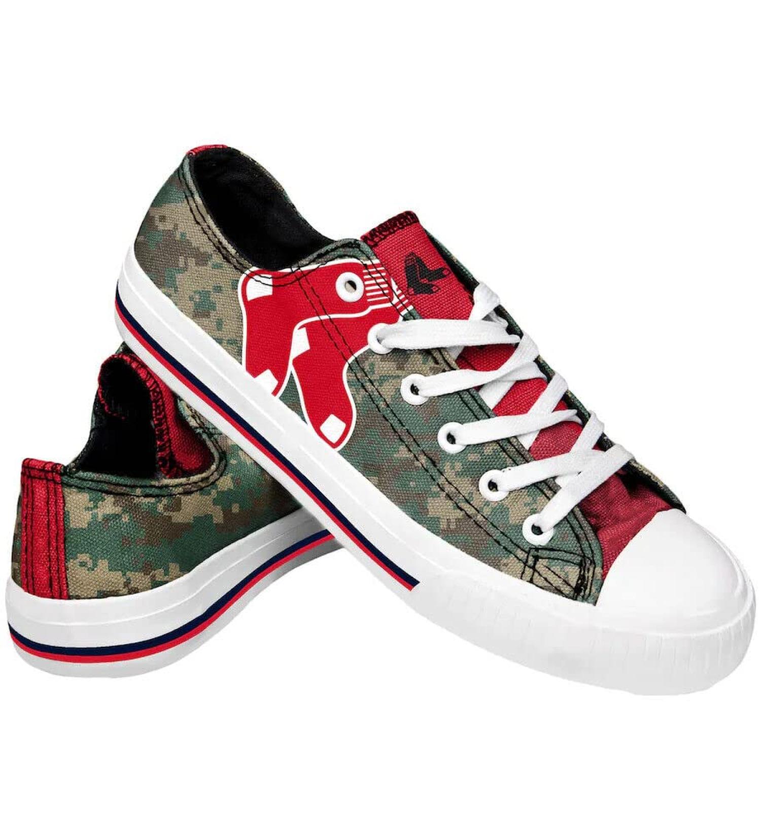 FOCO MLB Men's Boston Red Sox Digital Camo Canvas Sneakers - Size 10 - Buy Online on GoSupps.com