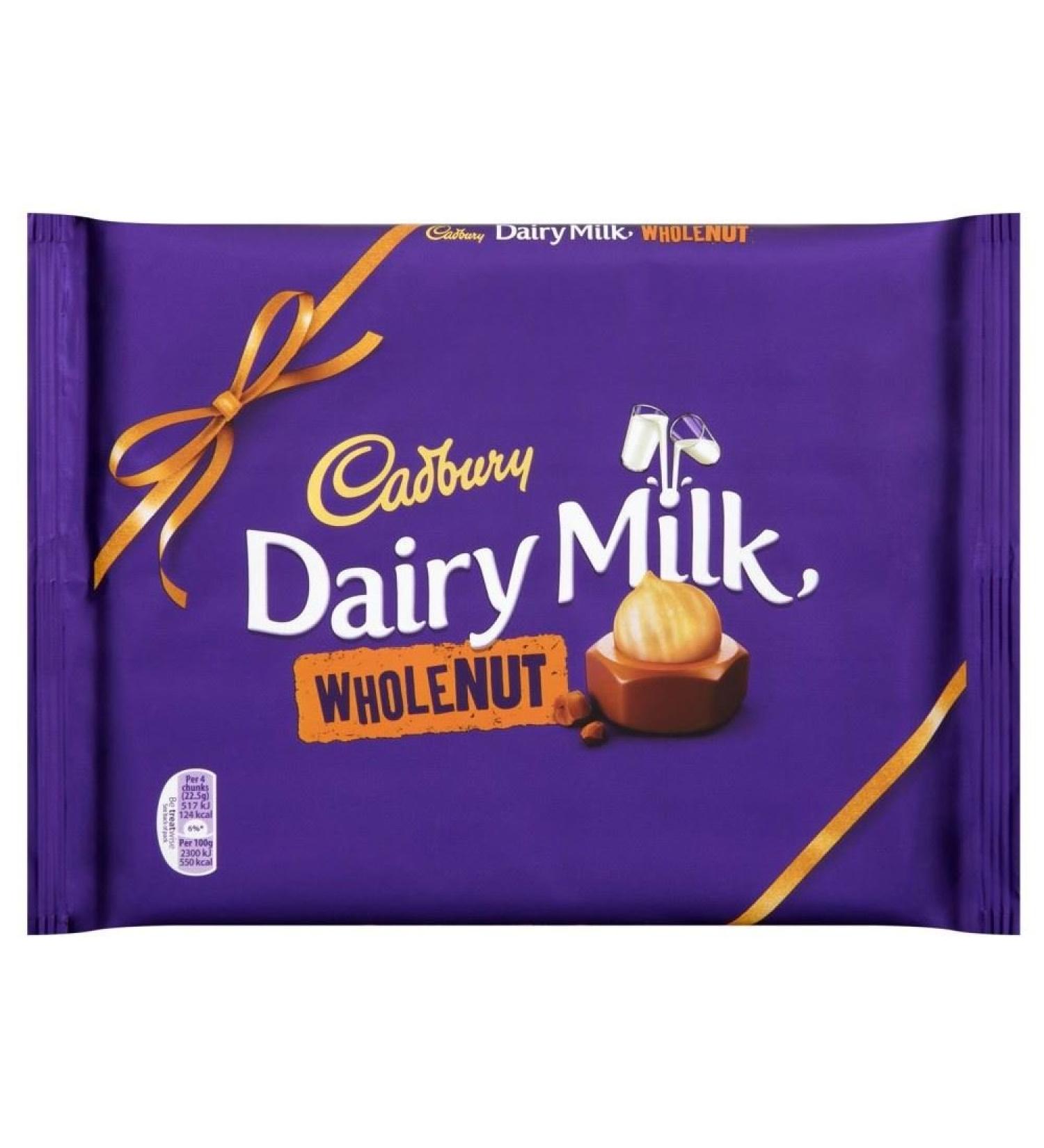 Cadbury Cadbury Whole Nut Dairy Milk (360G)