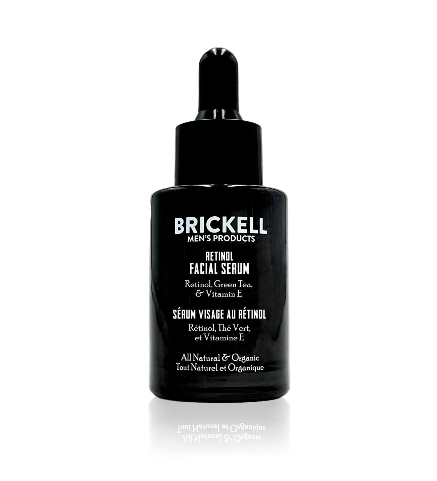 Brickell Men's Retinol Skin Care Serum - Firming Anti-Aging Treatment for Face & Eye Wrinkles Deep Hydrating Fragrance-Free 1 oz - Buy Online on GoSupps.com