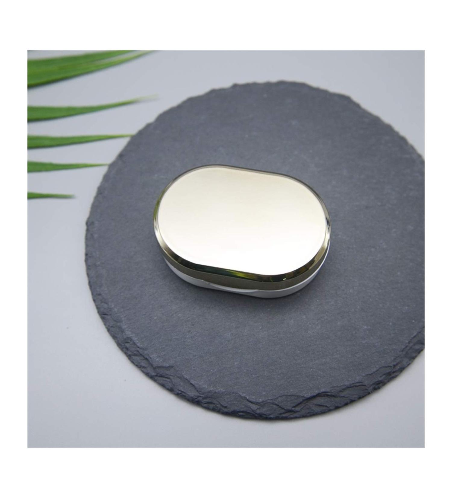 Lentil & Contact Lens Storage Container - Gold Mini Box | Portable Beauty Case for Travel - Buy Online on GoSupps.com