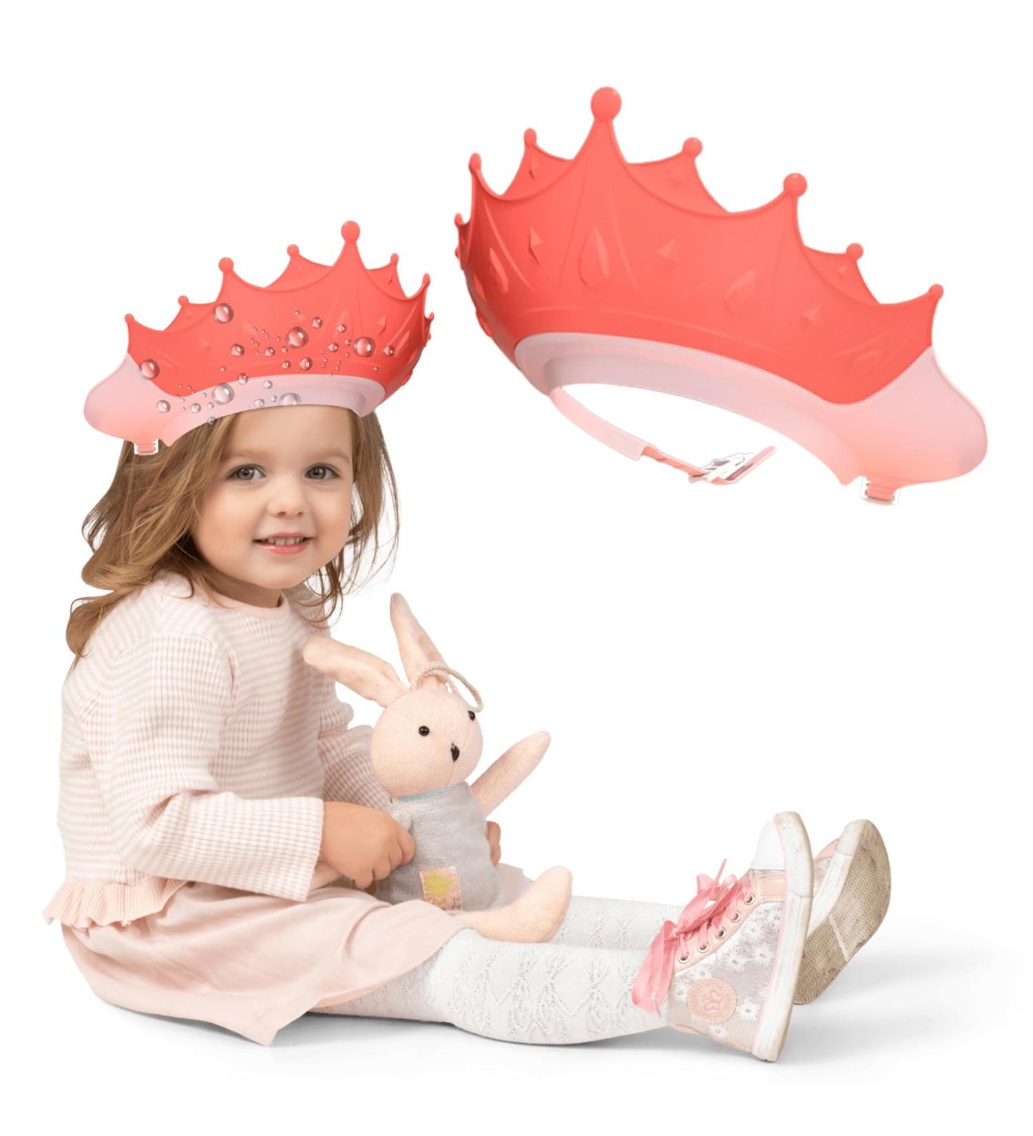 Buy Adjustable Shower Hood for Kids - Hair Washing Protection Shield for Toddlers (1-9 Years) - Pink - Buy Online on GoSupps.com