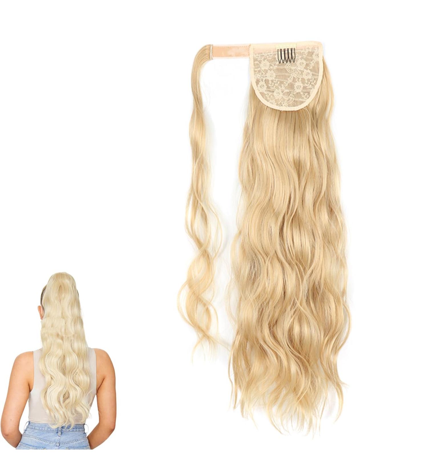 Prinfantasy Synthetic Long Ponytail Extension for Black Women - 24 inch - Buy Online on GoSupps.com