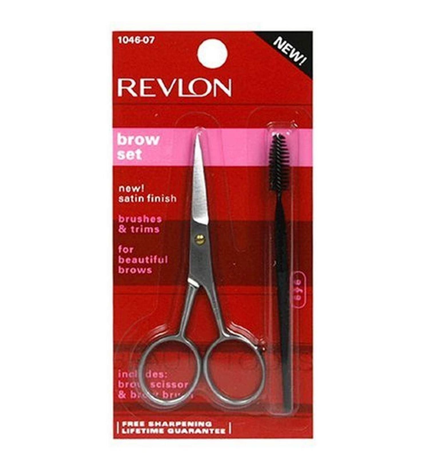 Revlon Brow Shaping Scissor and Brush 2 Pc Set